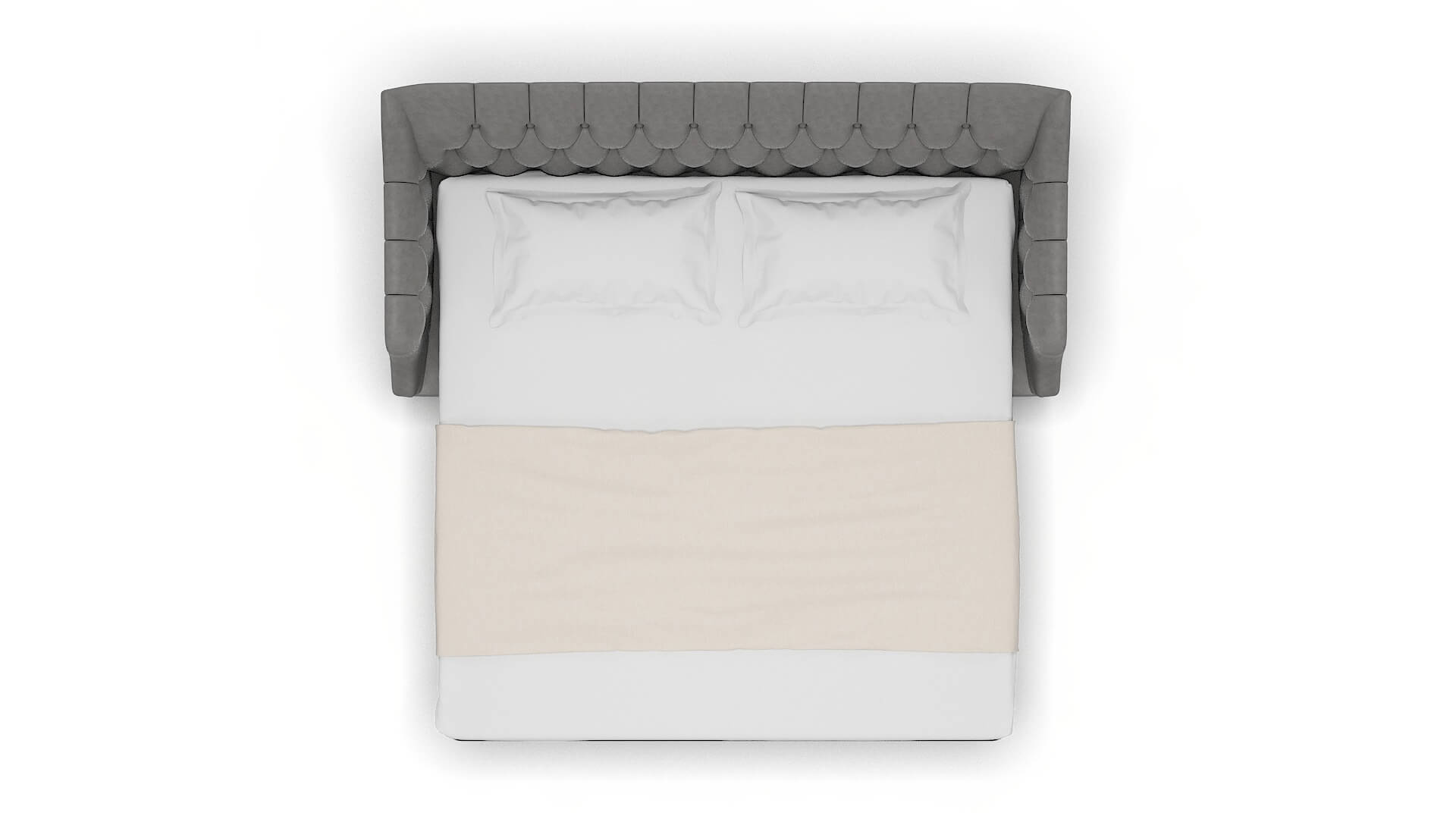 Shiraz Noble Smoke Sofa Sleeper Espresso legs 3