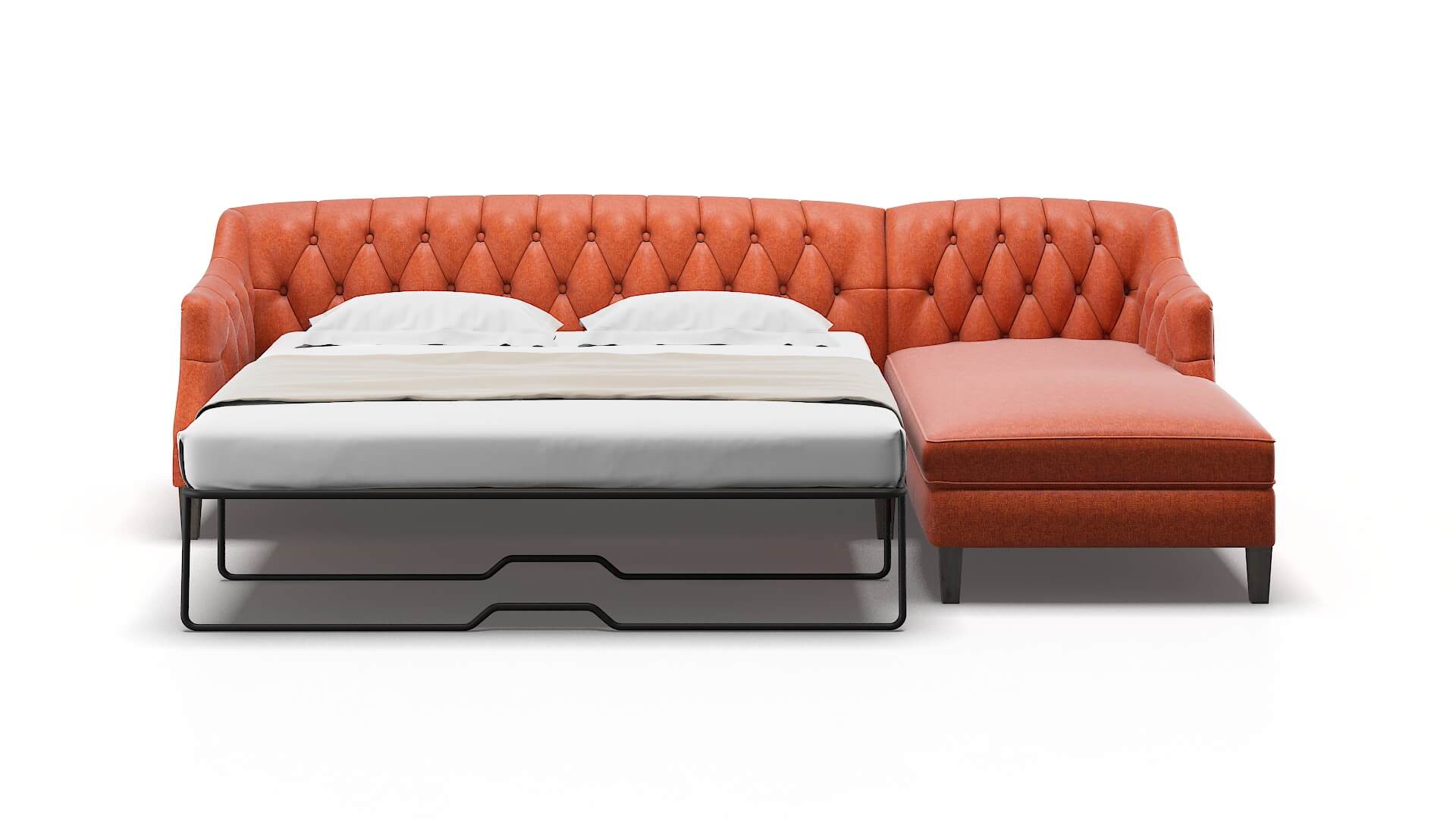 Shiraz Notion Tang Panel Sleeper Espresso legs 1