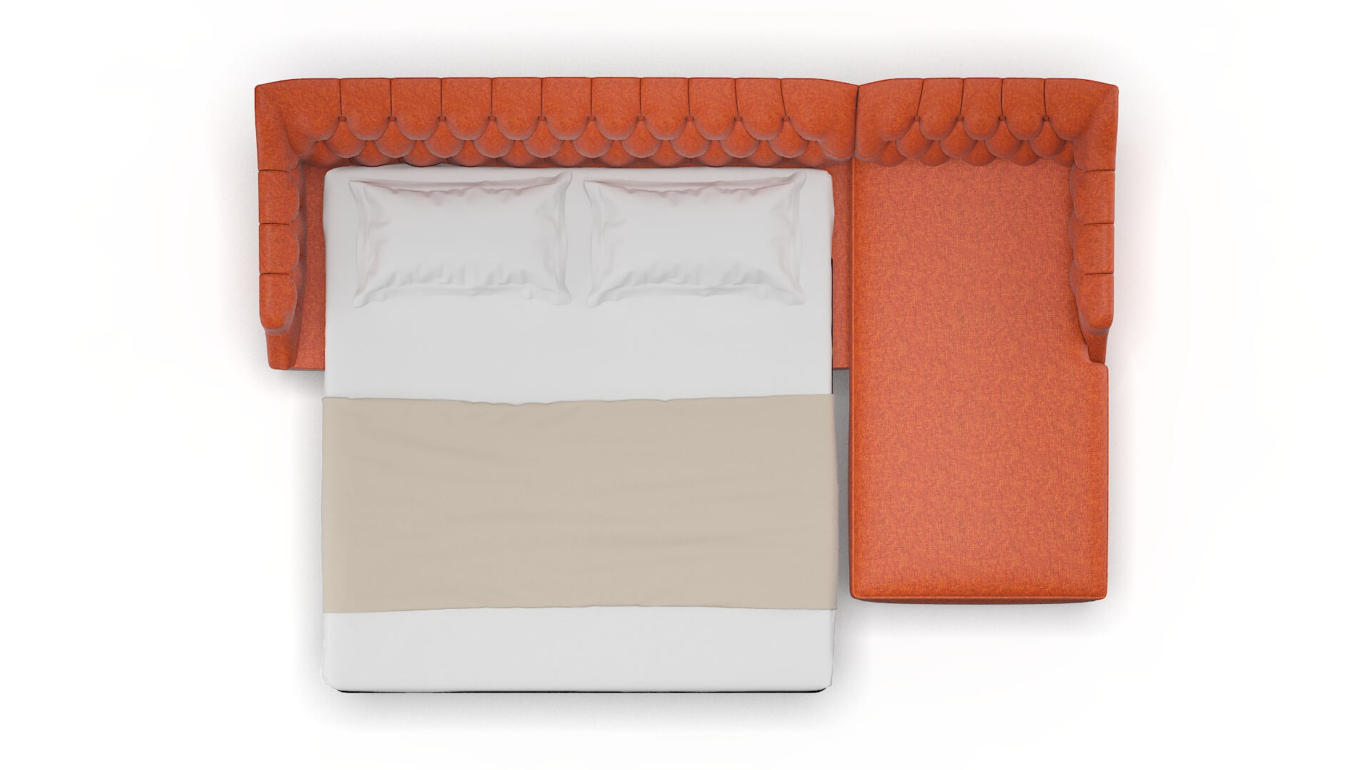 Shiraz Notion Tang Panel Sleeper Espresso legs 3