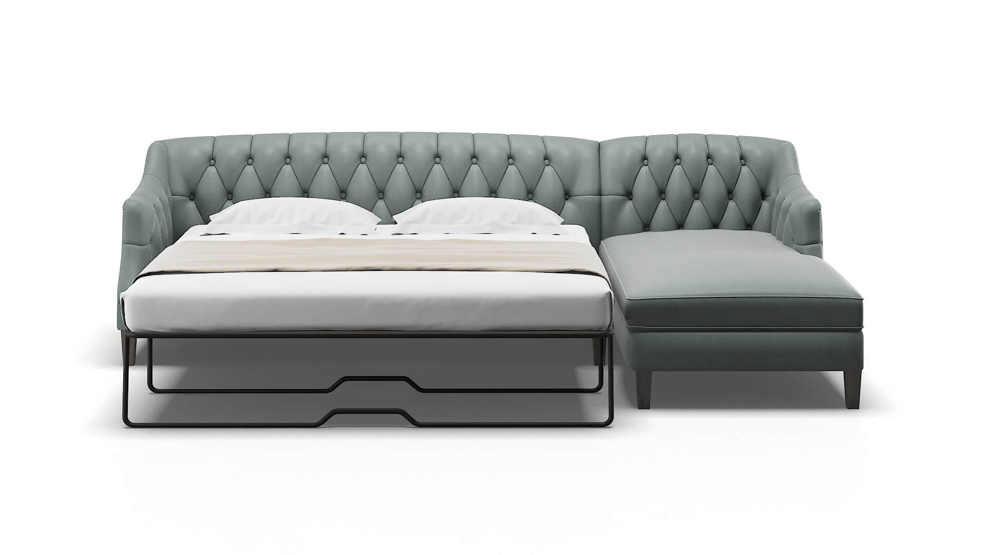 Shiraz Oakley Baltic Panel Sleeper Espresso legs 1