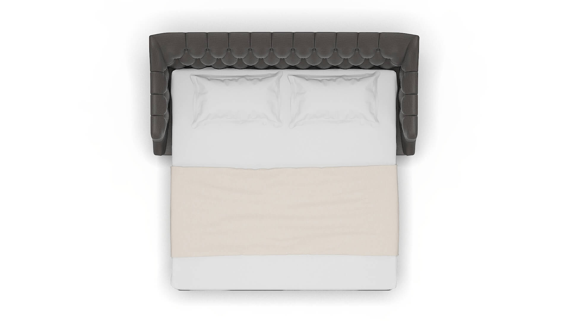 Shiraz Oscar Grey Sofa Sleeper Espresso legs 3