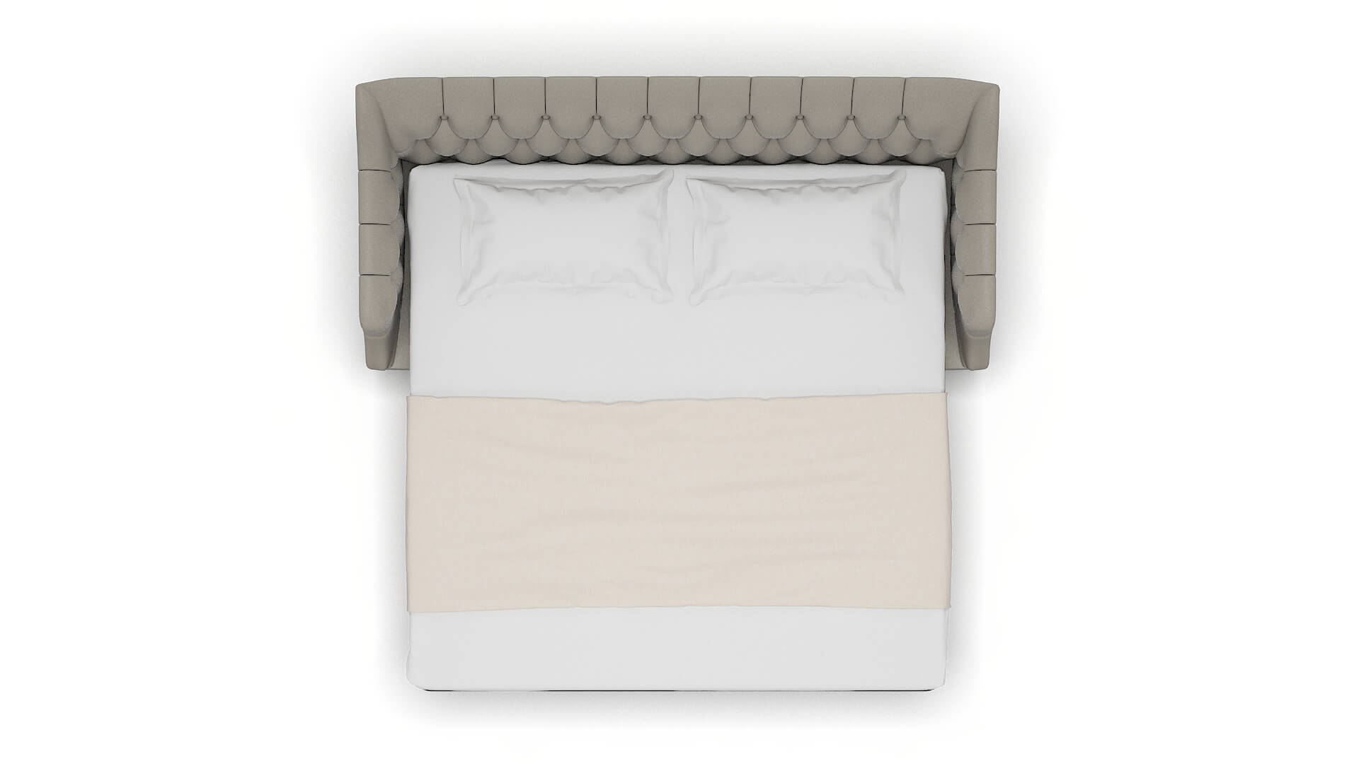 Shiraz Oscar Silver Sofa Sleeper Espresso legs 3