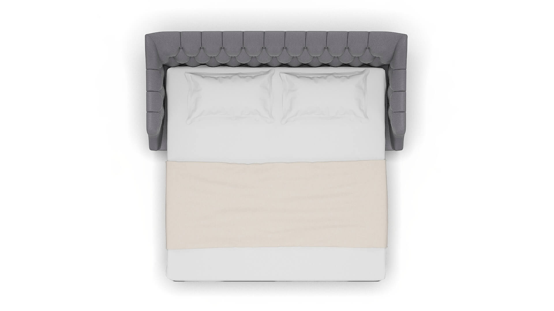 Shiraz Parker Ash Sofa Sleeper Espresso legs 3