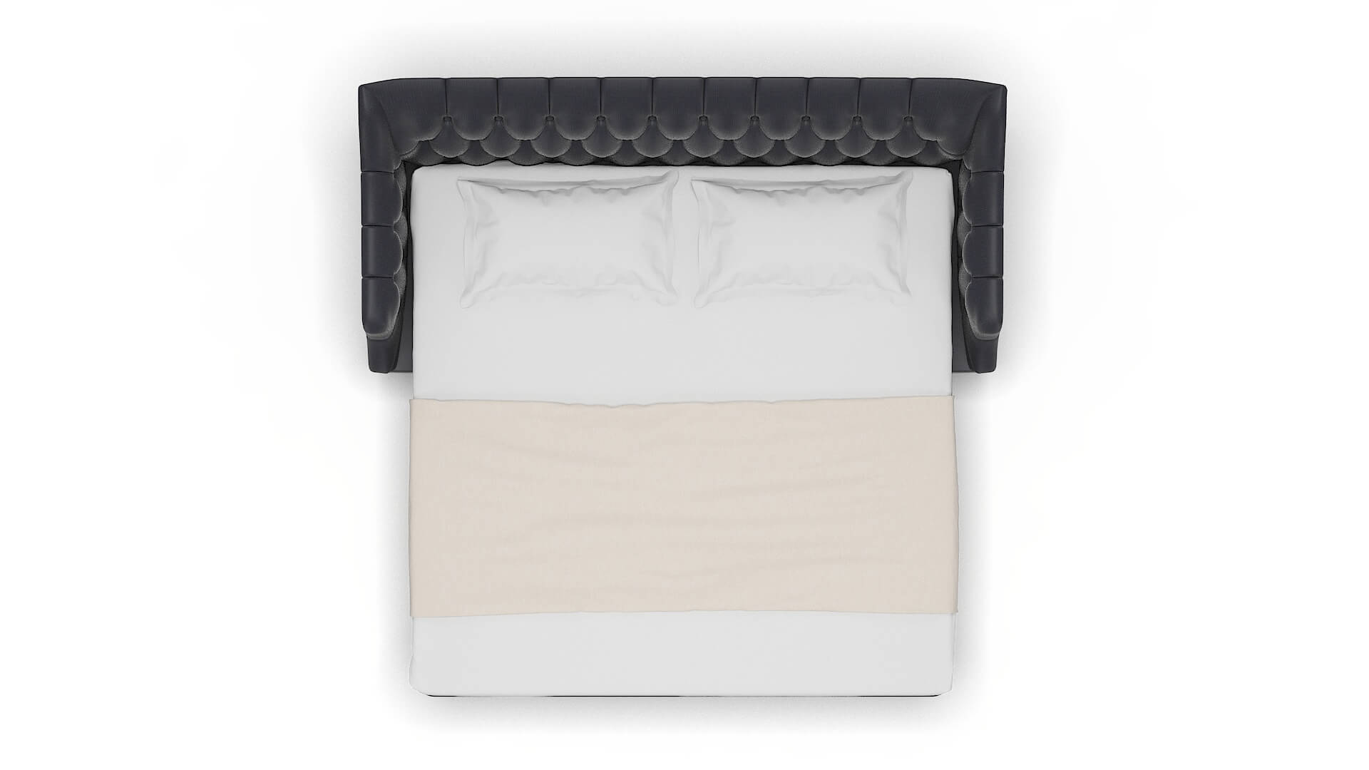 Shiraz Parker Midnight Sofa Sleeper Espresso legs 3