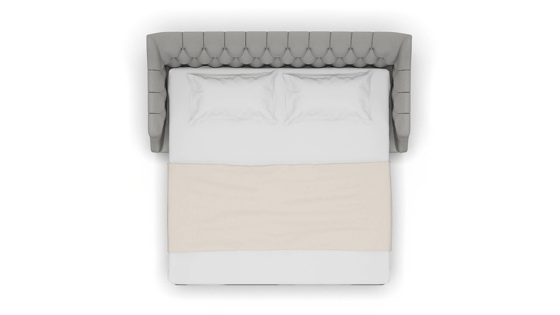 Shiraz Parker Silver Sofa Sleeper Espresso legs 3