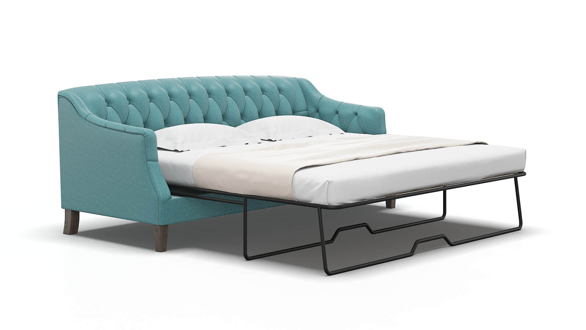 Shiraz Parker Turquoise Sofa Sleeper 2
