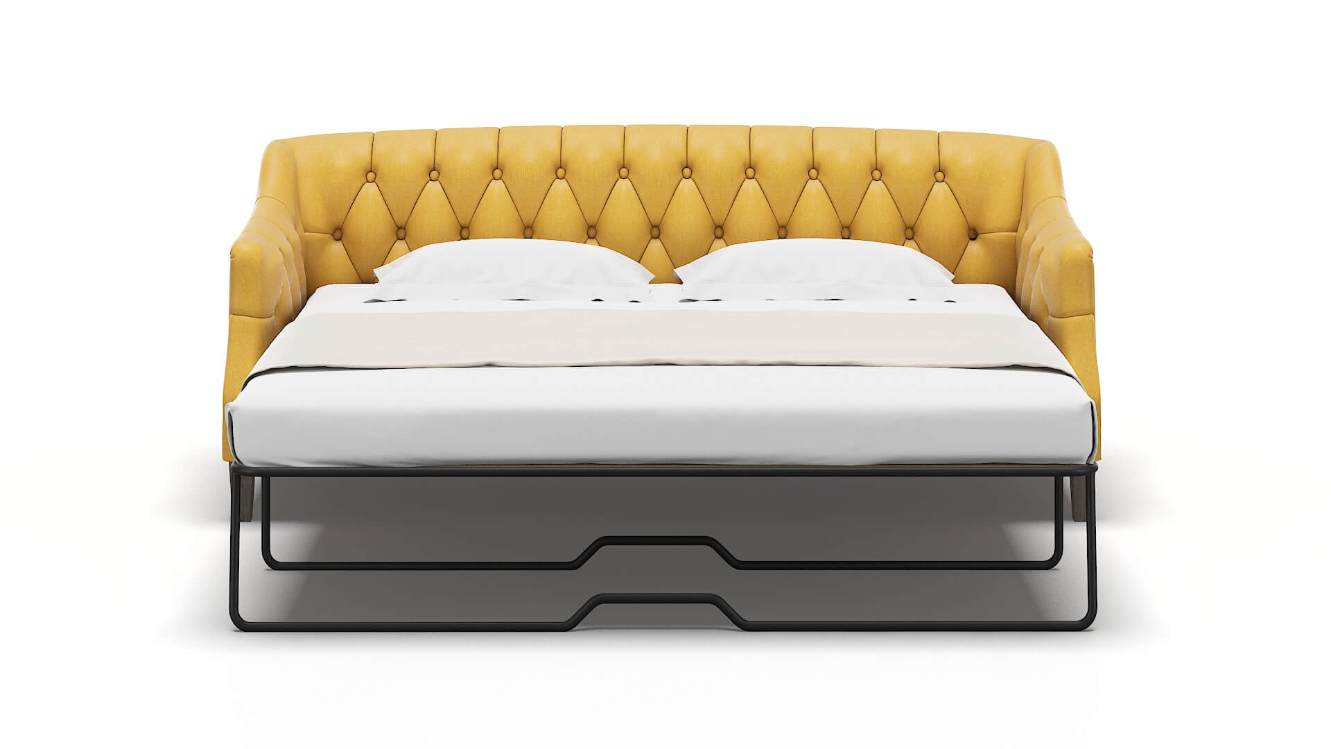 Shiraz Portland Dijon Sofa Sleeper Espresso legs 1