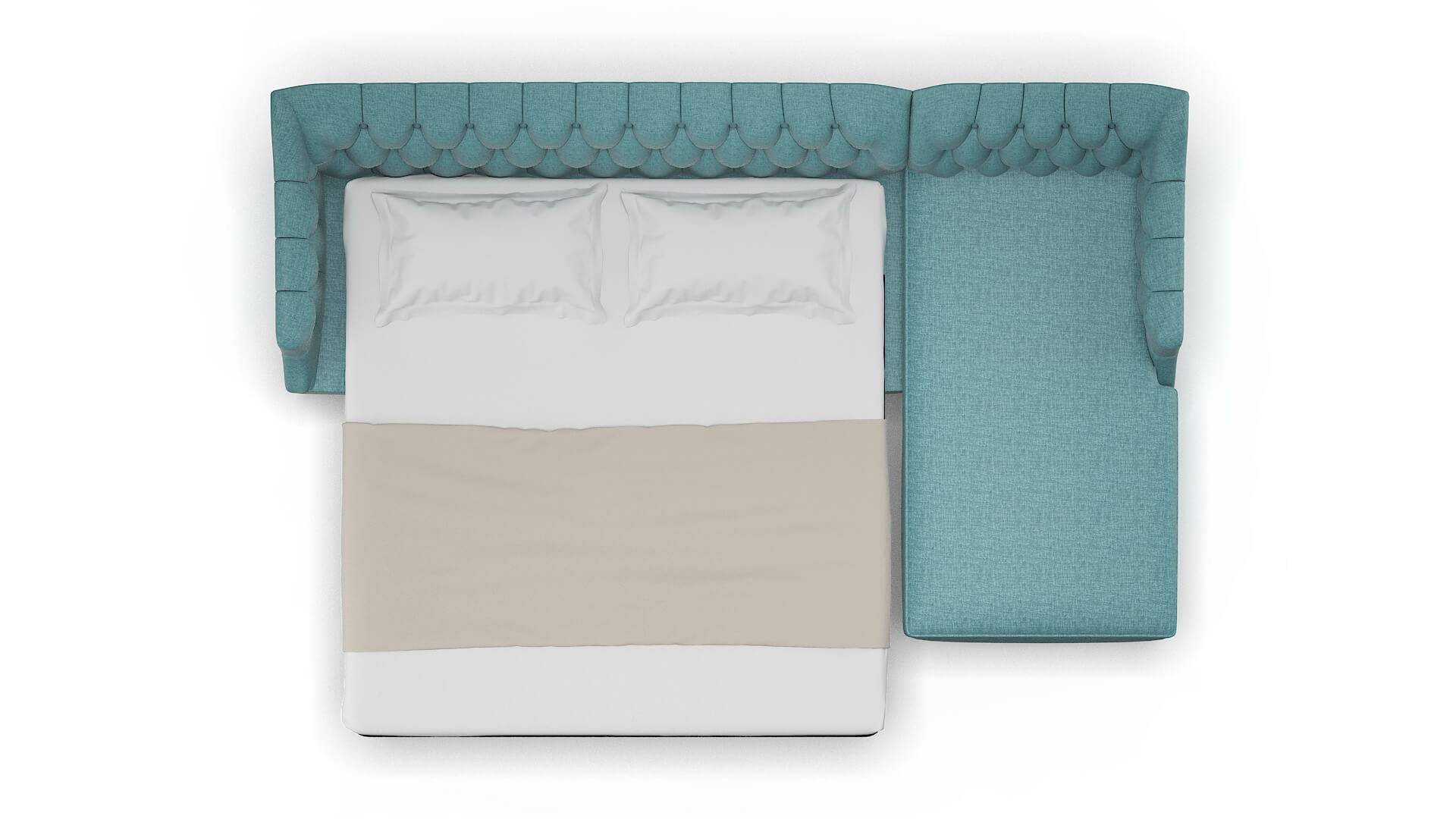 Shiraz Portland Lake Panel Sleeper Espresso legs 3