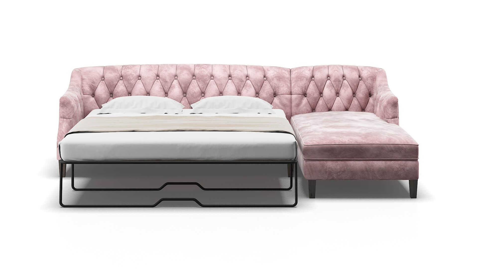 Shiraz Quartz 705 Panel Sleeper Espresso legs 1