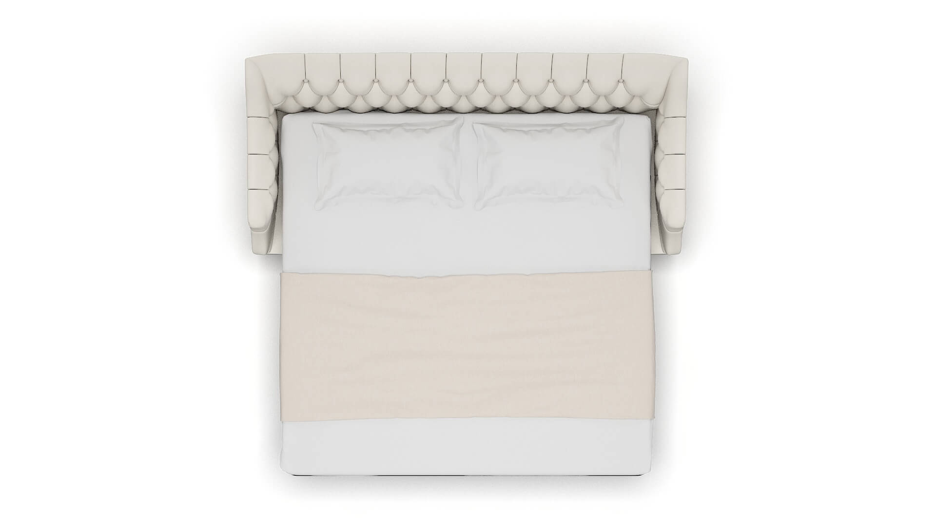 Shiraz R_prize Cream Sofa Sleeper Espresso legs 3