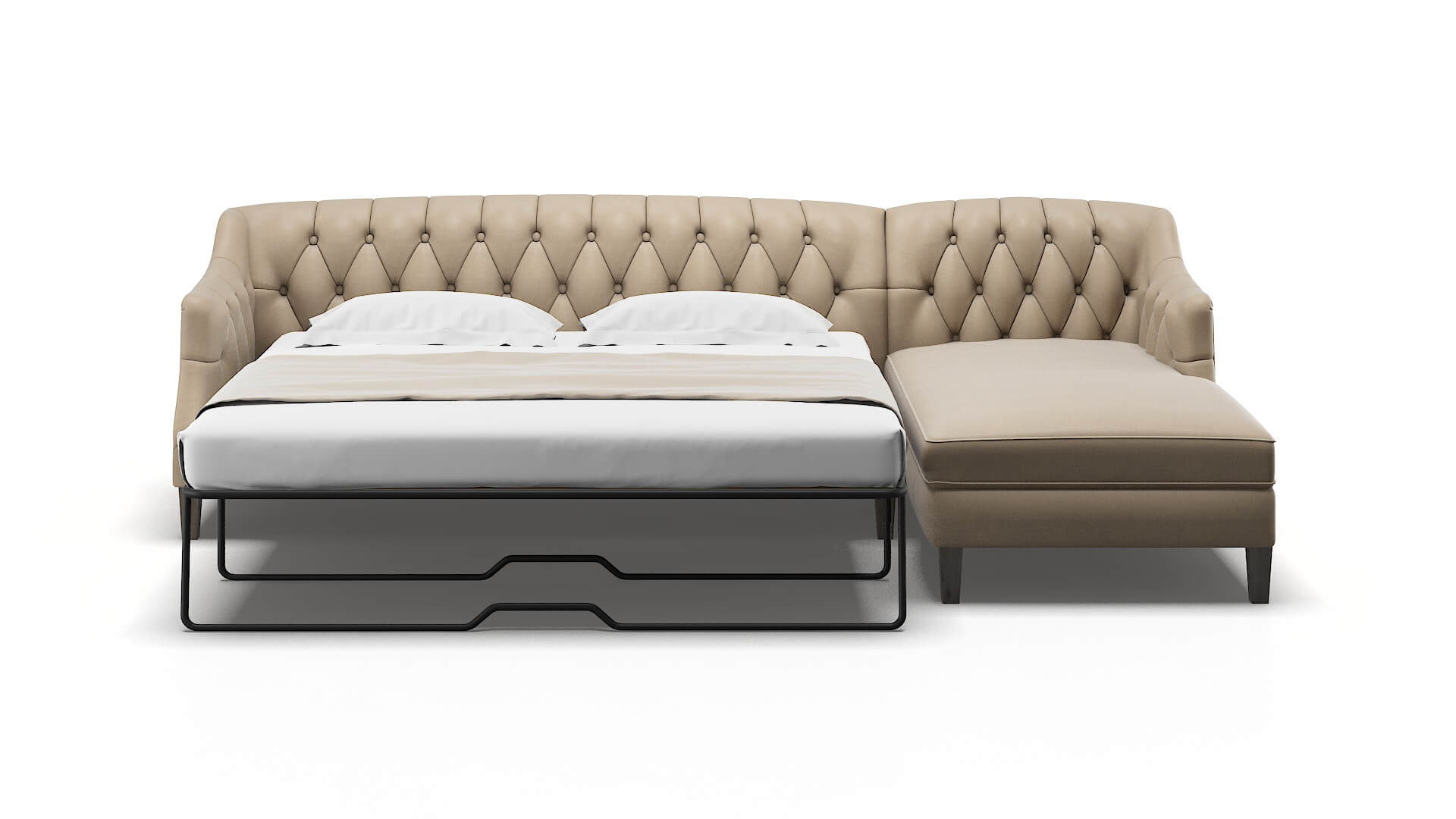 Shiraz Rocket Cappuccino Panel Sleeper Espresso legs 1