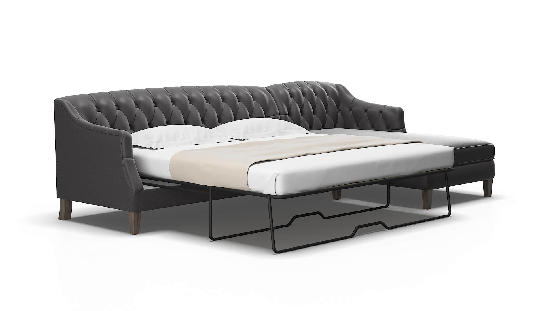 Shiraz Royale eclipse Panel sleeper Espresso Legs  2