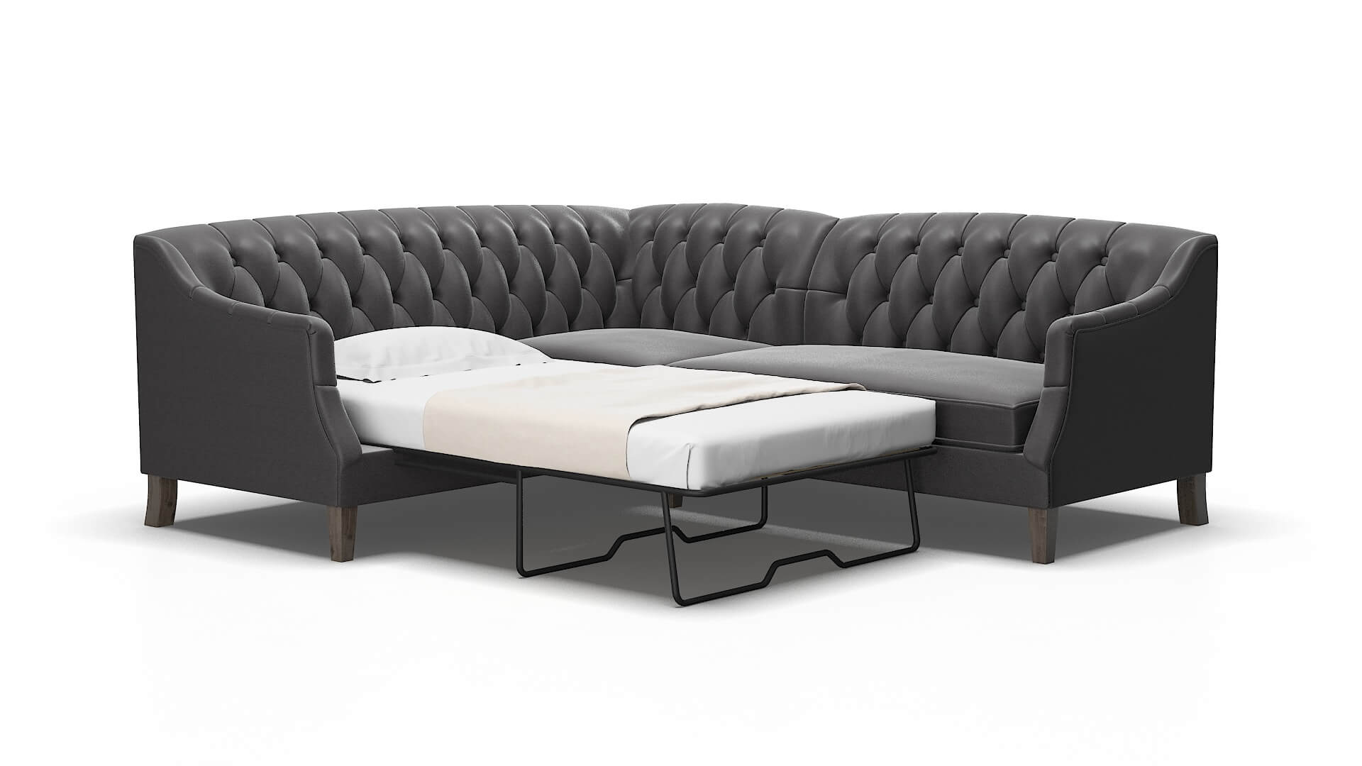 Shiraz Royale eclipse Sectional sleeper Espresso Legs  2