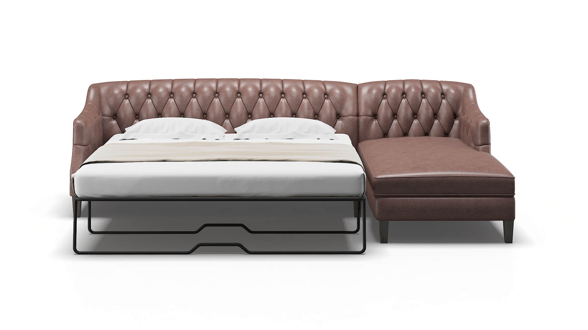 Shiraz Royale Mocha Panel Sleeper Espresso legs 1