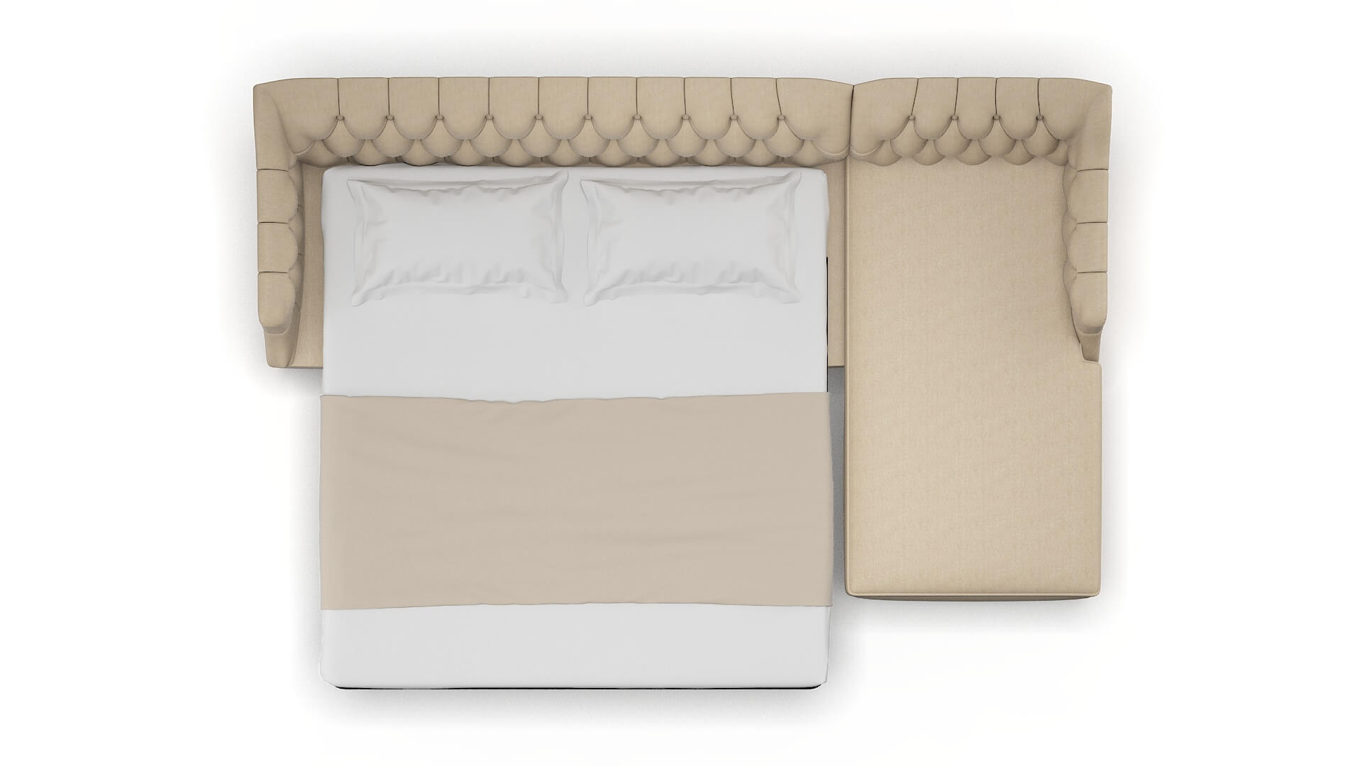 Shiraz Royale Mondo Panel Sleeper Espresso legs 3