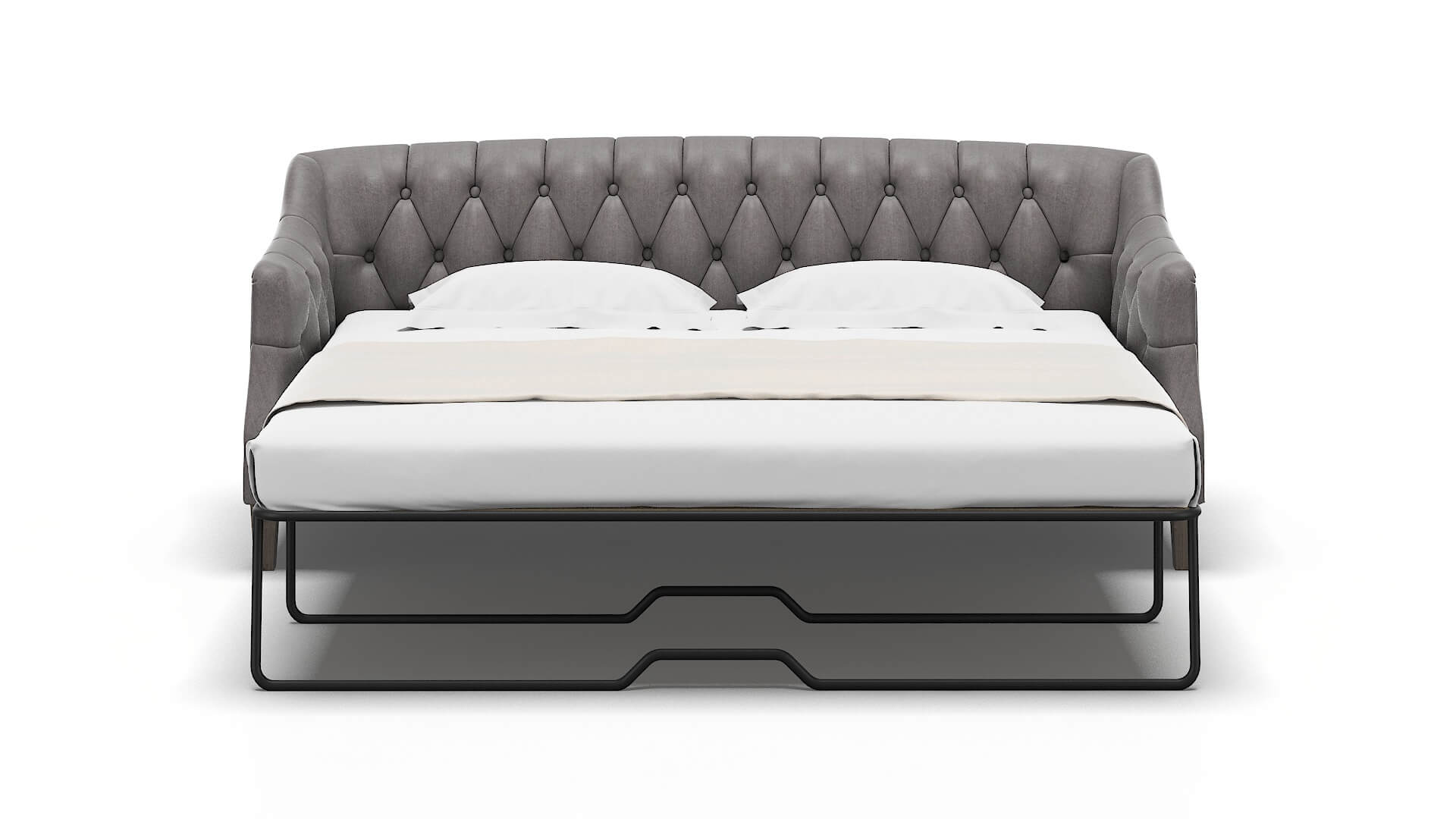 Shiraz Sasha Granite Sofa Sleeper Espresso legs 1