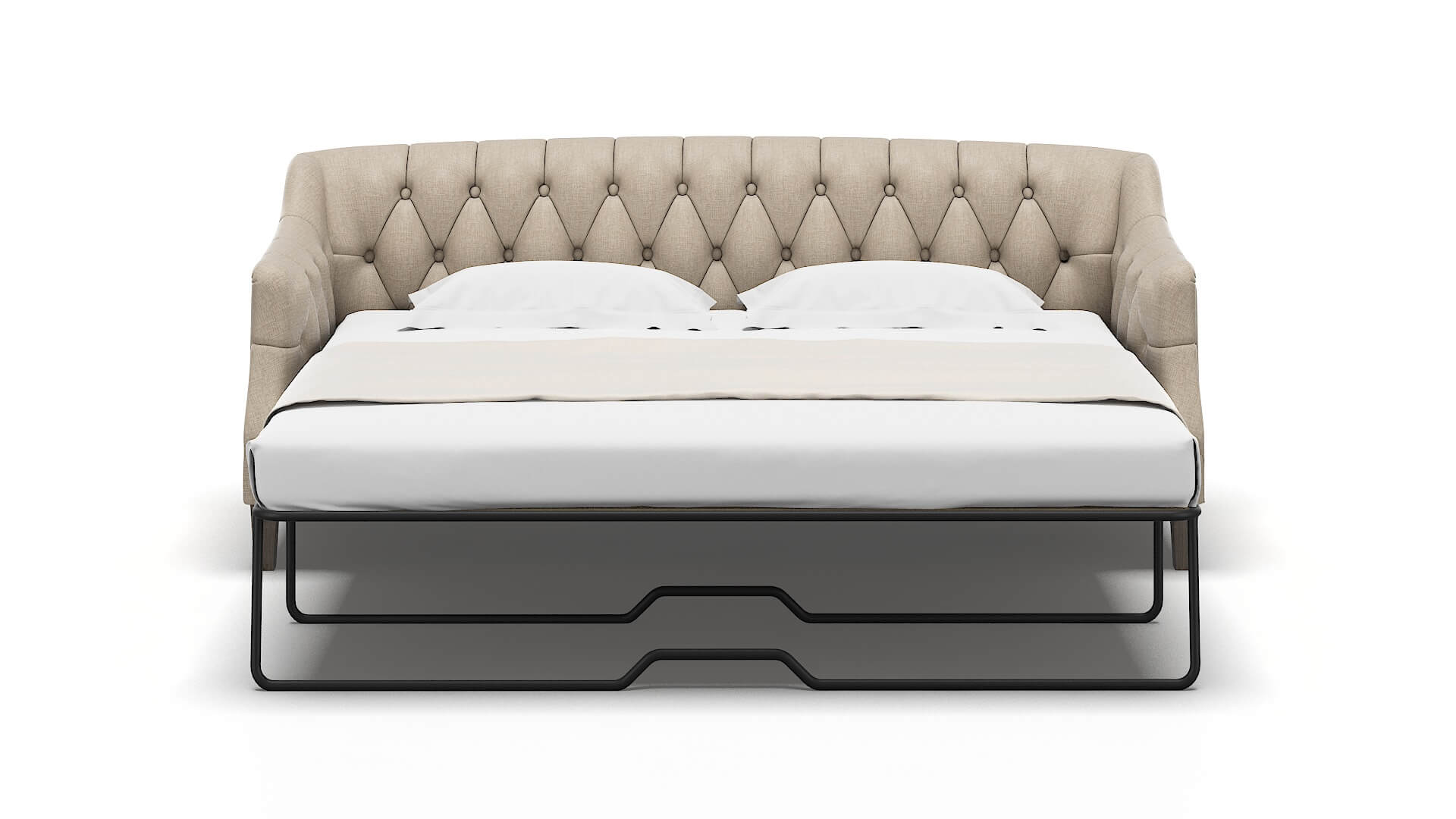 Shiraz Sosoftness 74 Sofa Sleeper Espresso legs 1