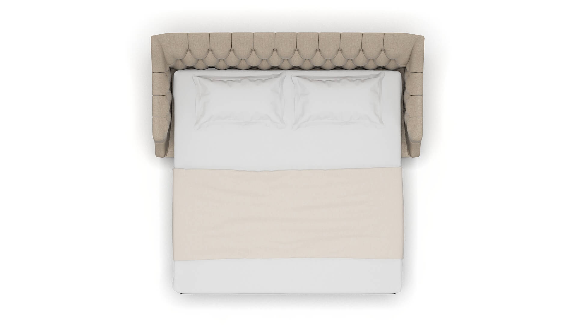 Shiraz Sosoftness 74 Sofa Sleeper Espresso legs 3