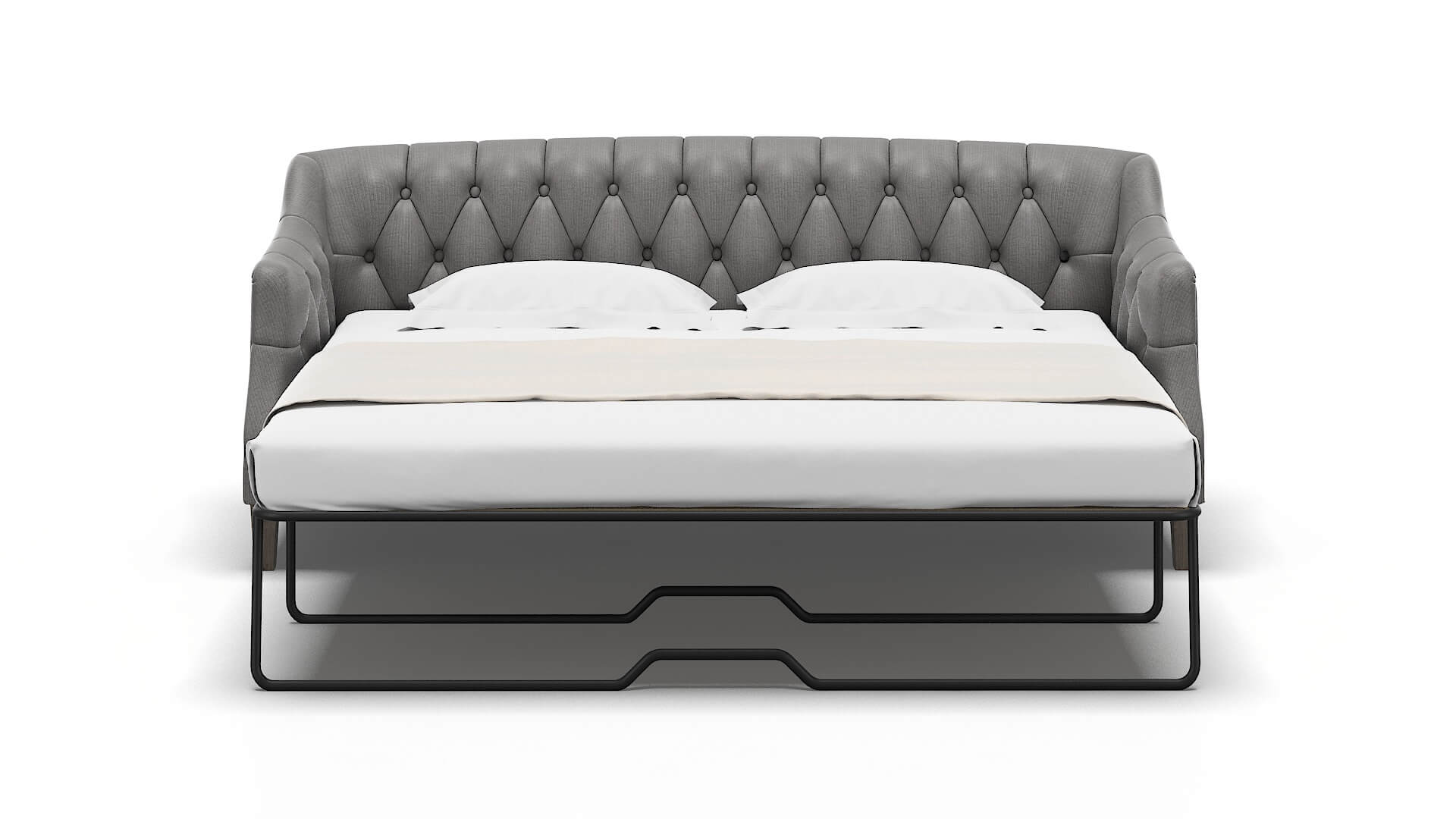 Shiraz Terrain Oatmeal Sofa Sleeper Espresso legs 1