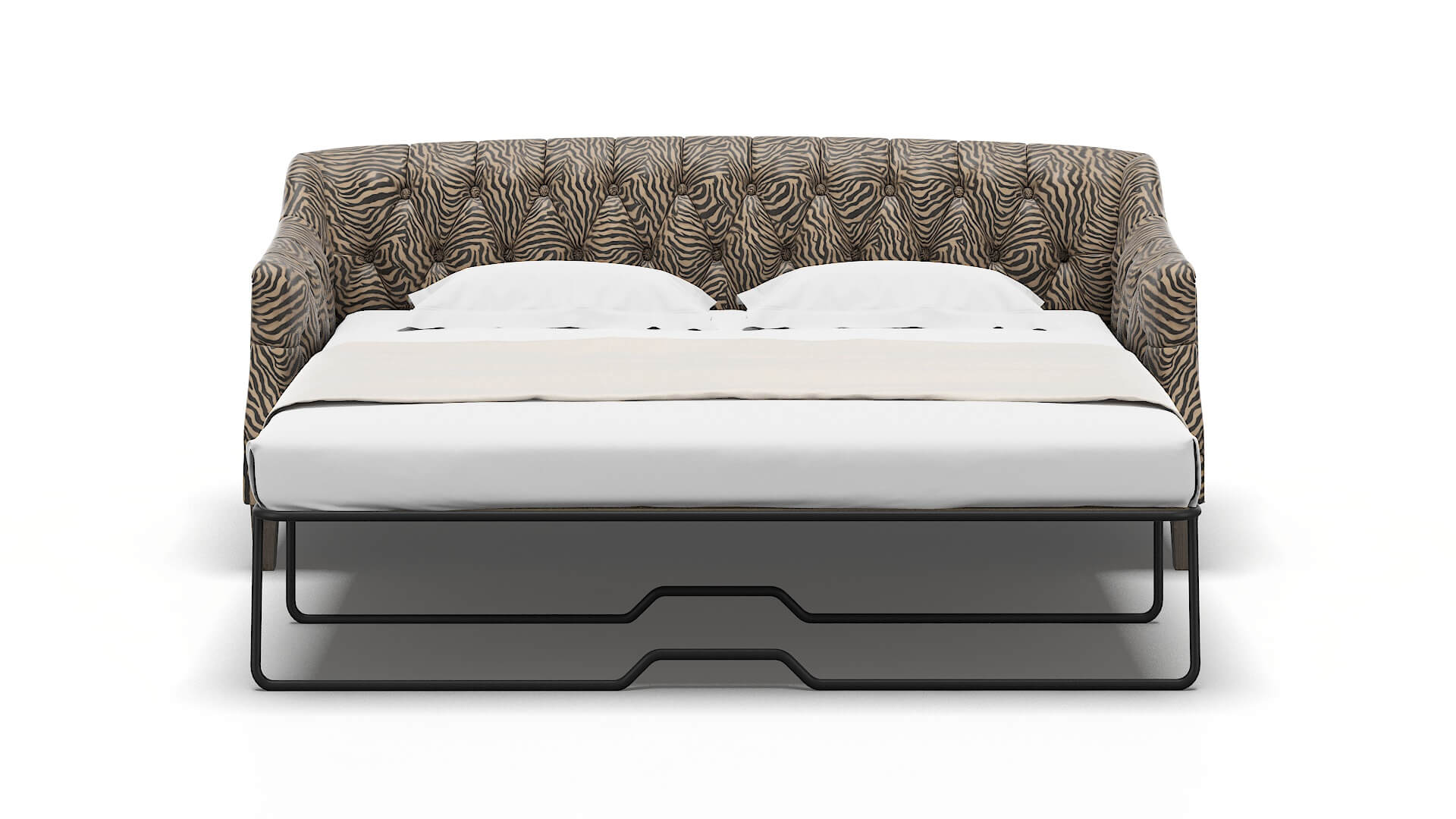 Shiraz Zambia Coffee Sofa Sleeper Espresso legs 1