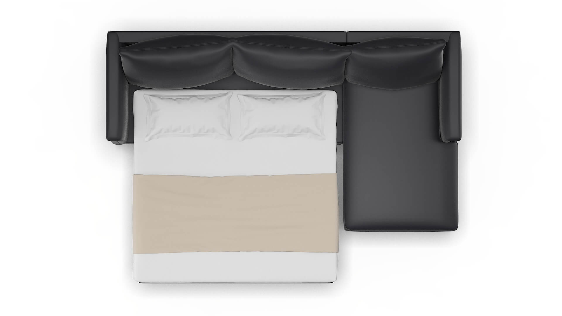 Sofia Atlas_plz Navy Panel Sleeper Espresso legs 3