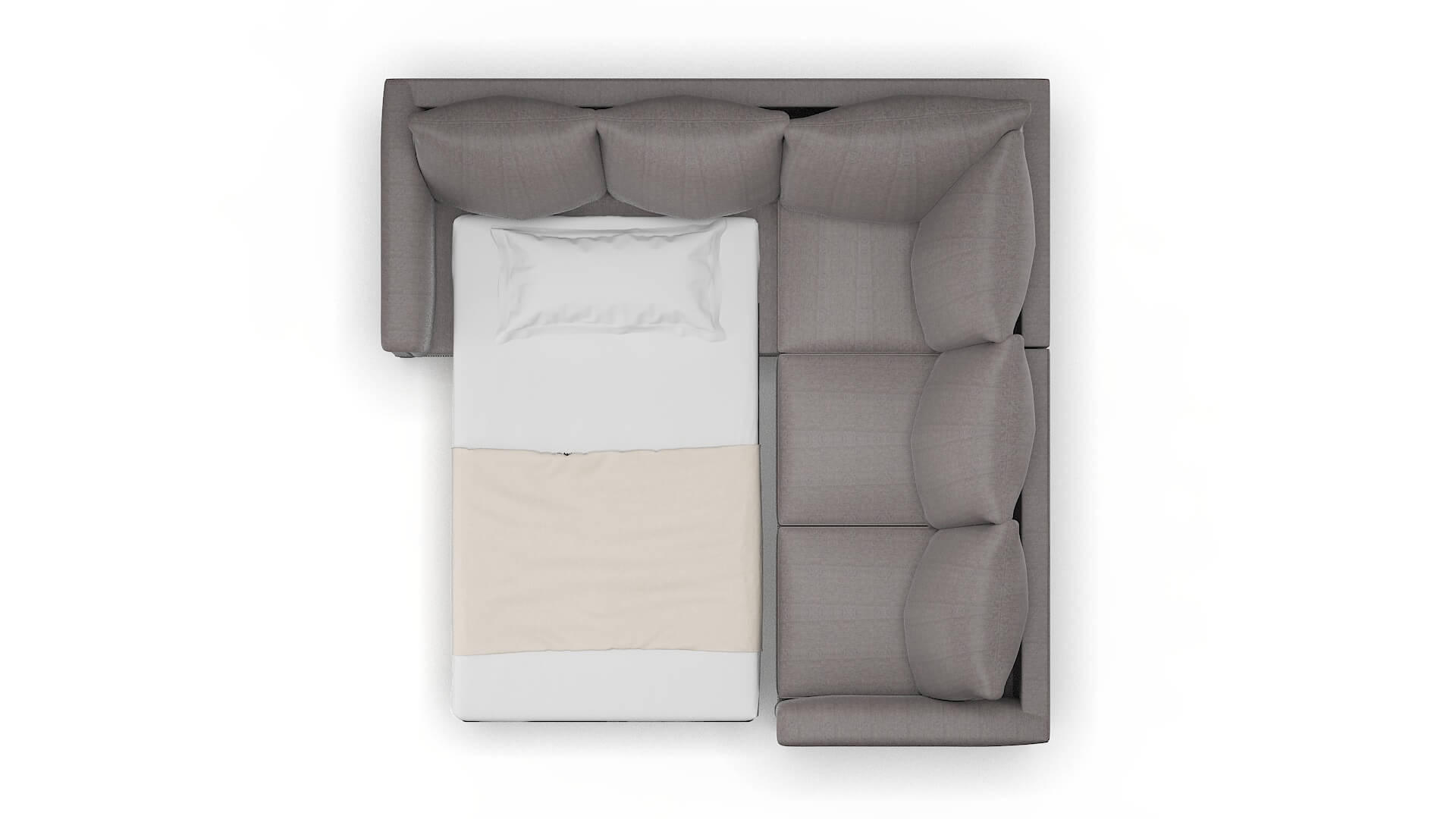 Sofia Atlas_plz Silver Sectional Sleeper Espresso legs 3