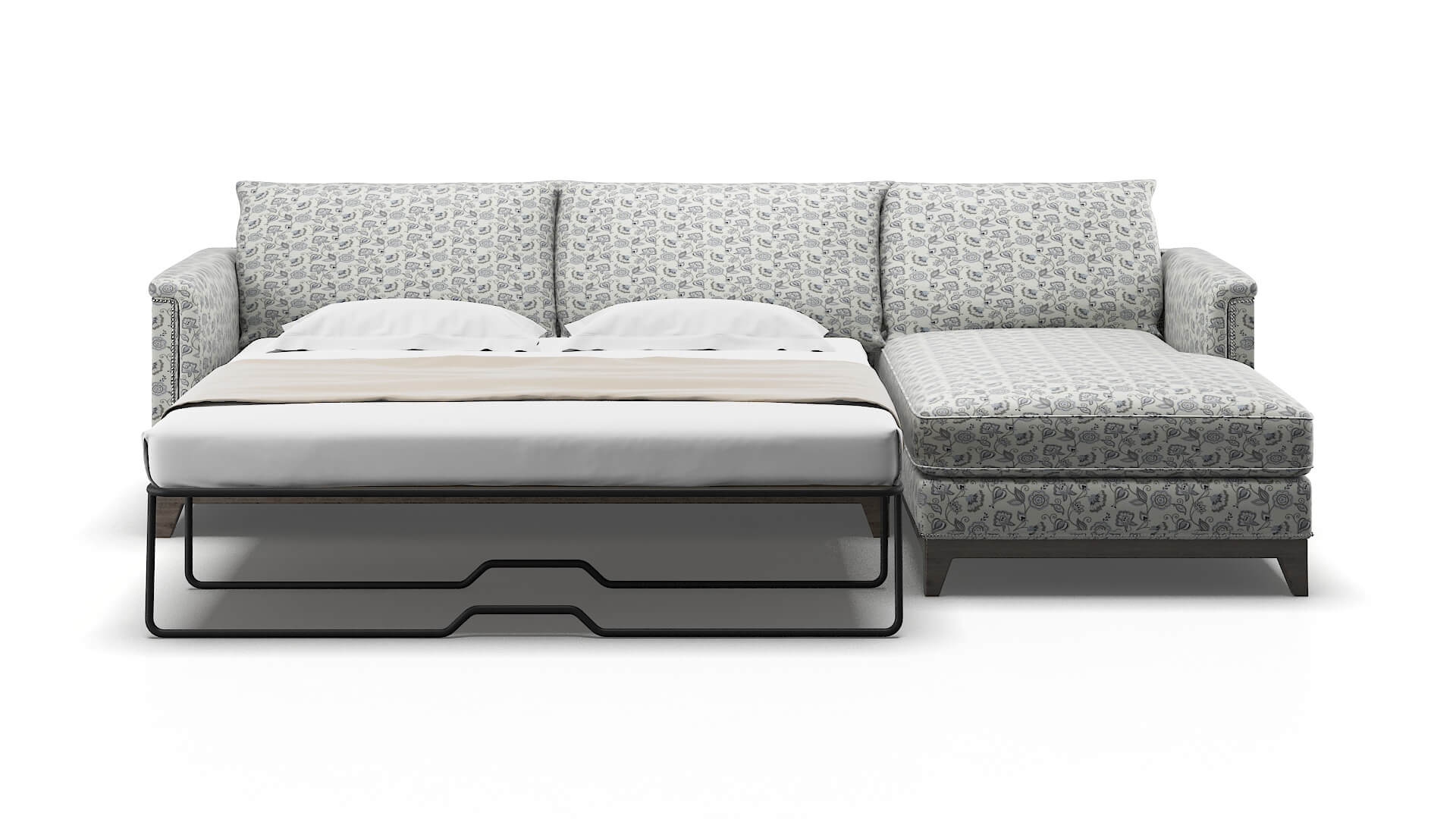 Sofia Avignon Sky Panel Sleeper Espresso legs 1