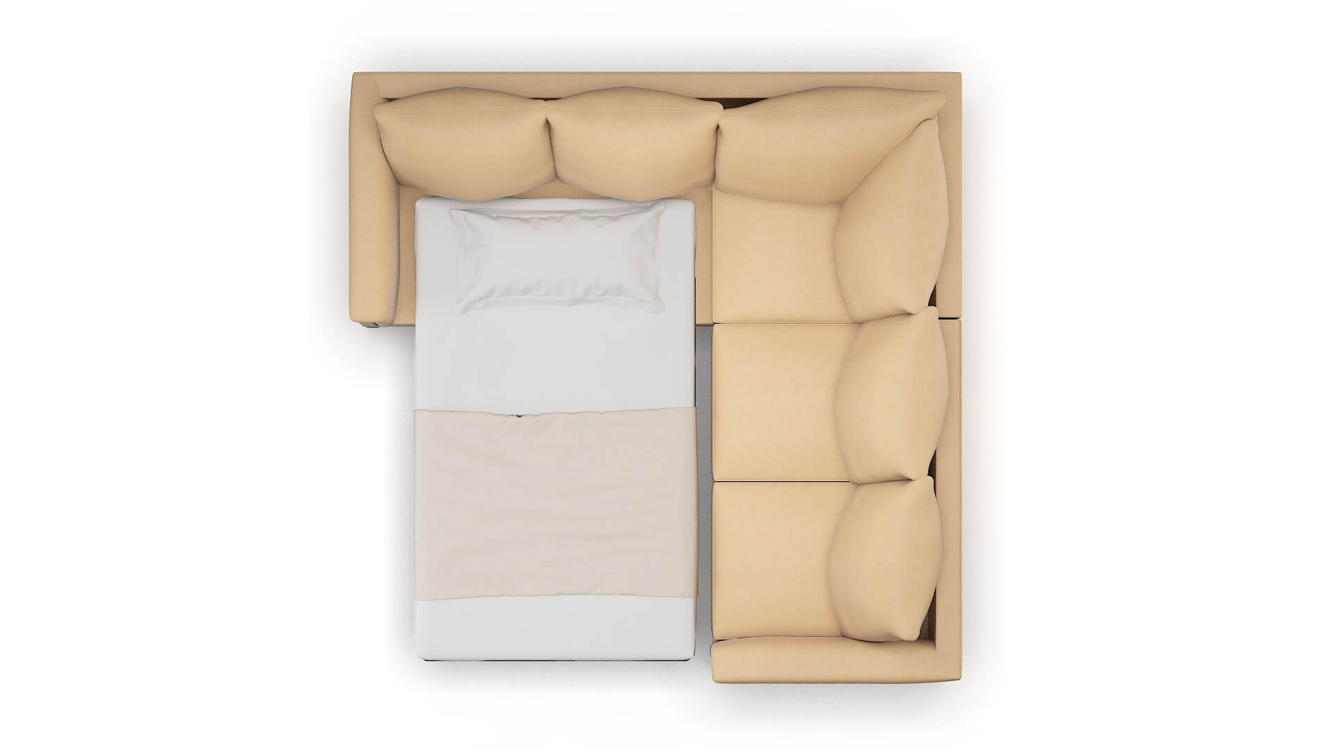 Sofia Bella Coffee Sectional Sleeper Espresso legs 3