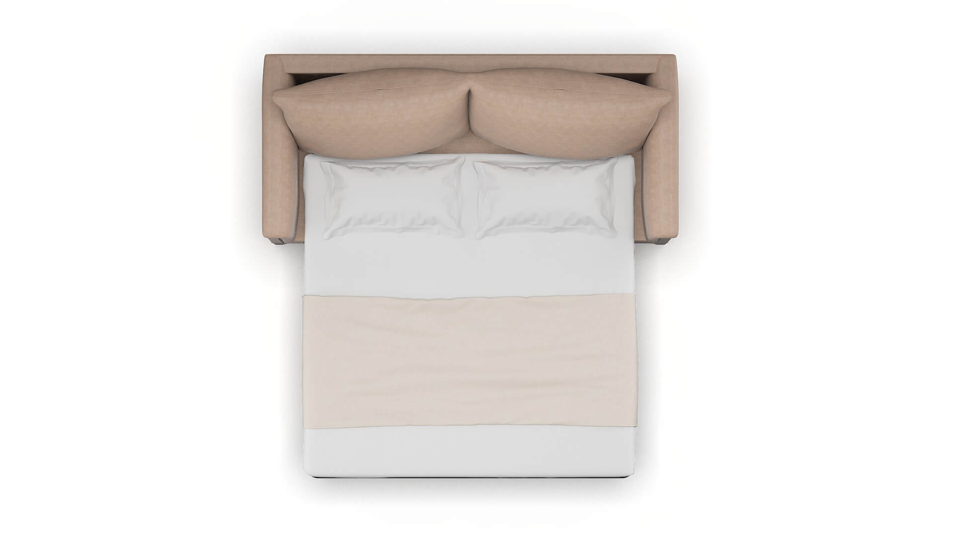 Sofia Bella Pewter Sofa Sleeper Espresso legs 3