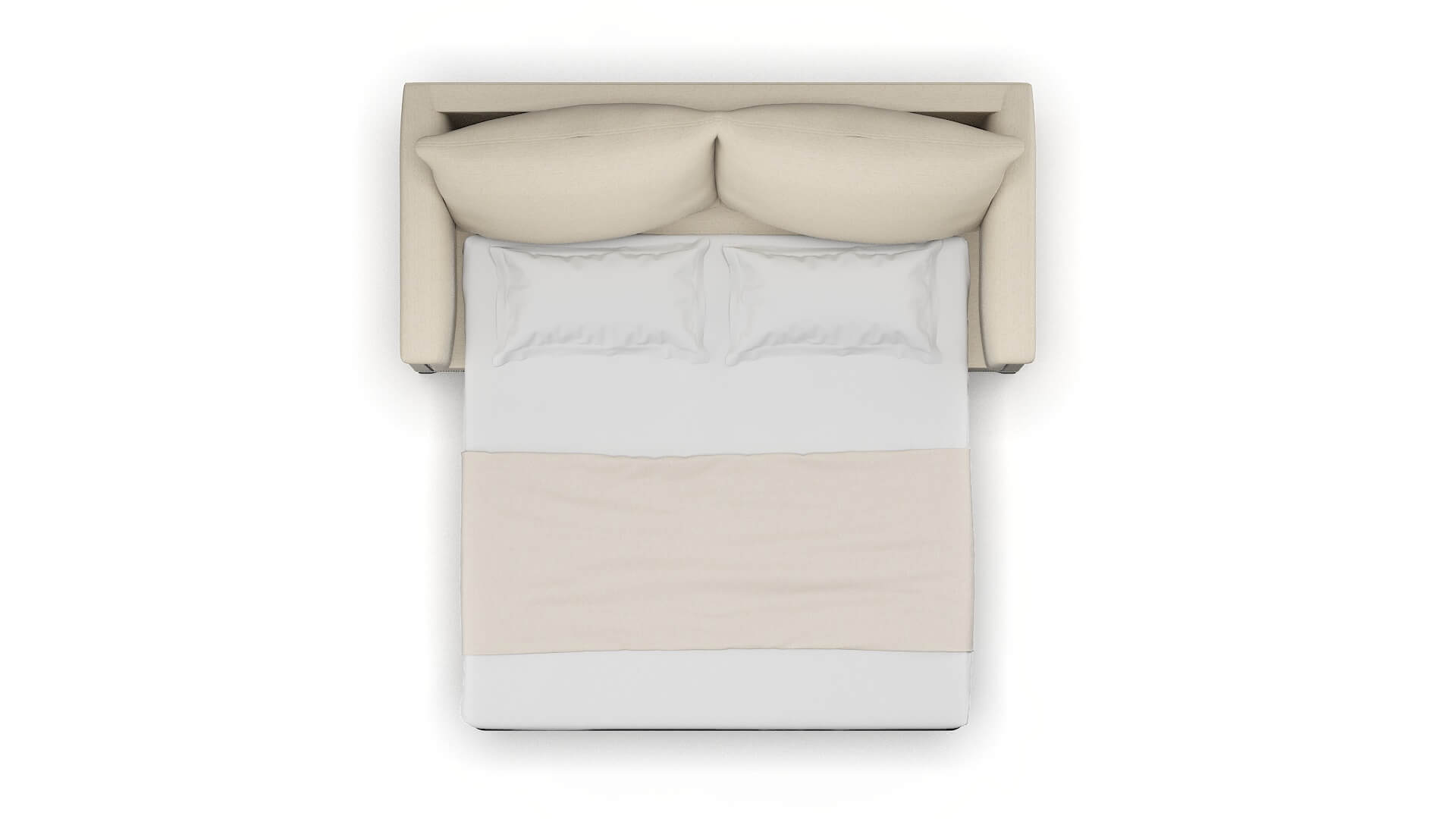 Sofia Chance Sand Sofa Sleeper Espresso legs 3