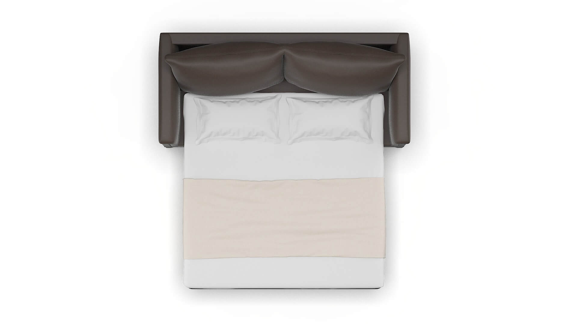 Sofia Cosmo Chocolate Sofa Sleeper Espresso legs 3