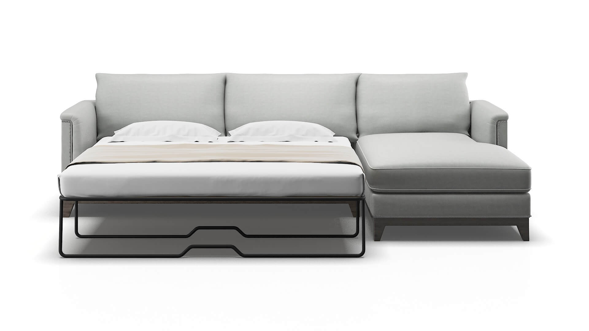 Sofia Dawson Platinum Panel Sleeper Espresso legs 1