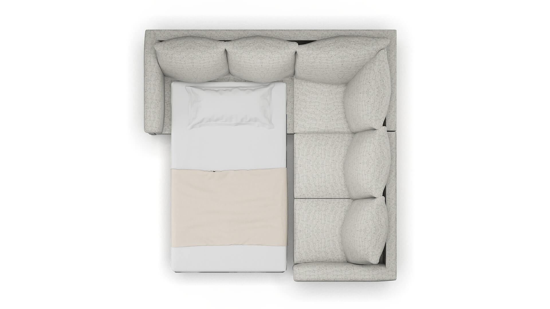 Sofia Derby Ash Sectional Sleeper Espresso legs 3