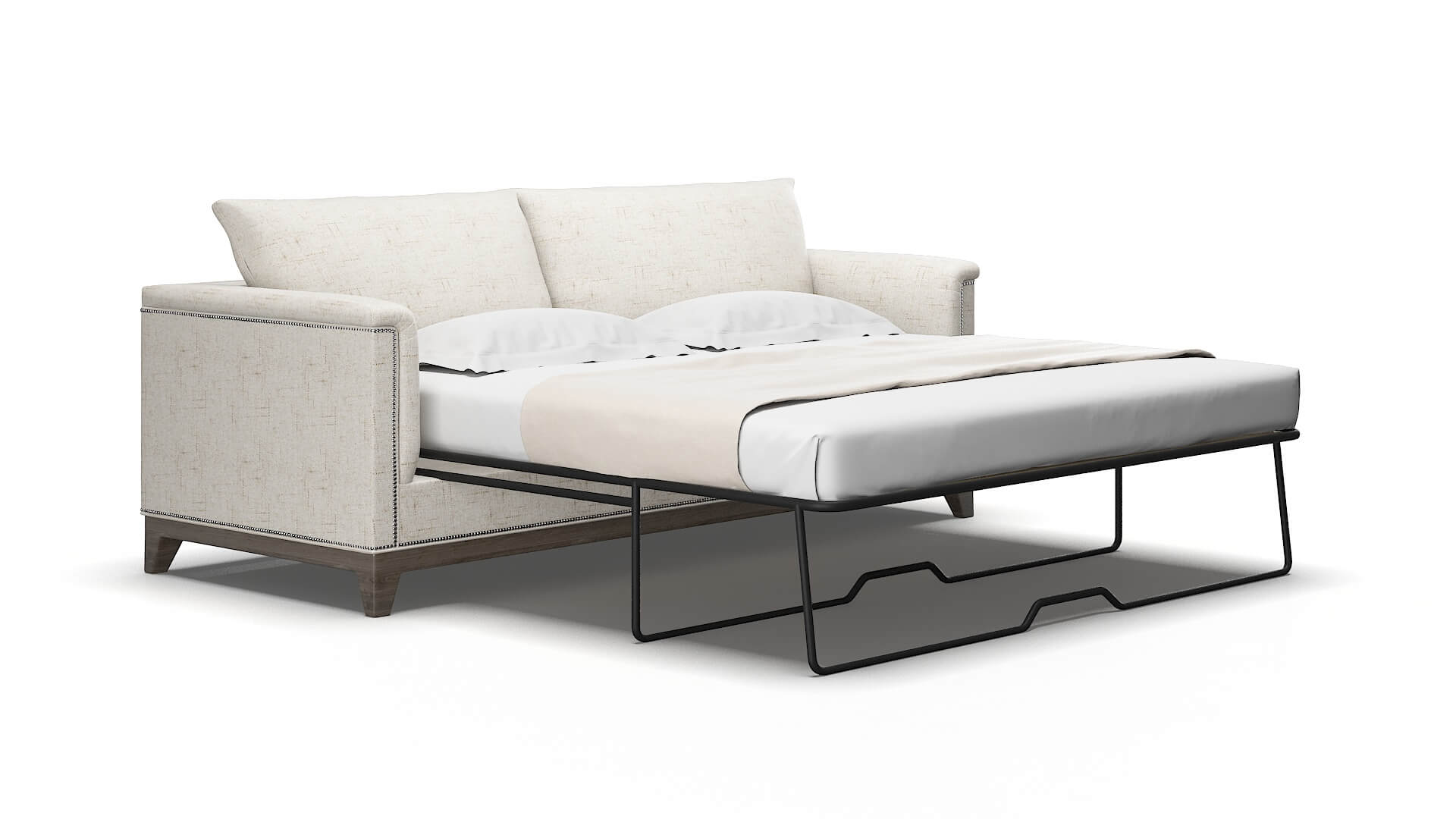 Sofia Derby taupe Sofa sleeper Espresso Legs  2
