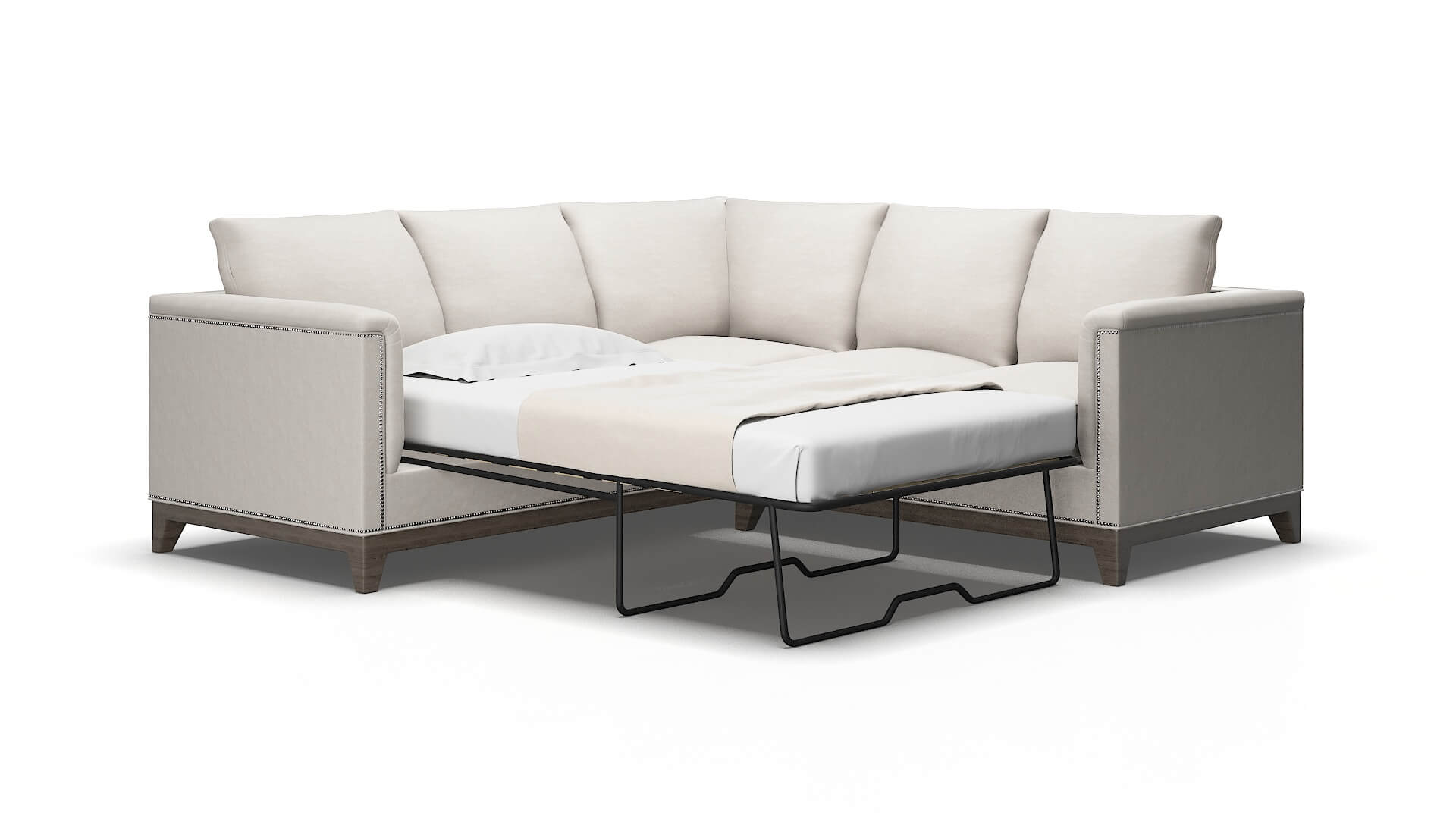 Sofia Dream_d stone Sectional sleeper Espresso Legs  2