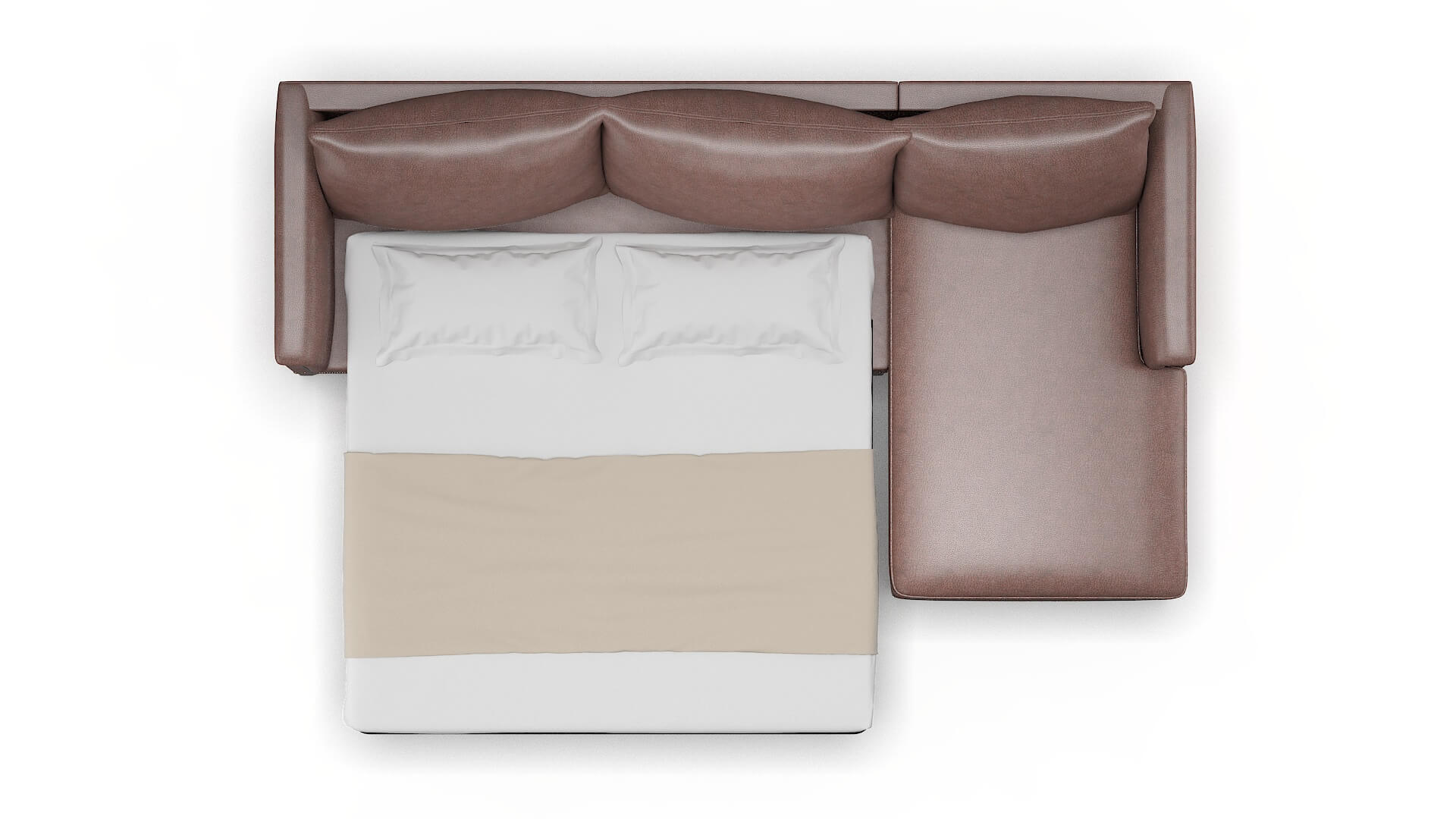 Sofia Ford Brown Panel Sleeper Espresso legs 3