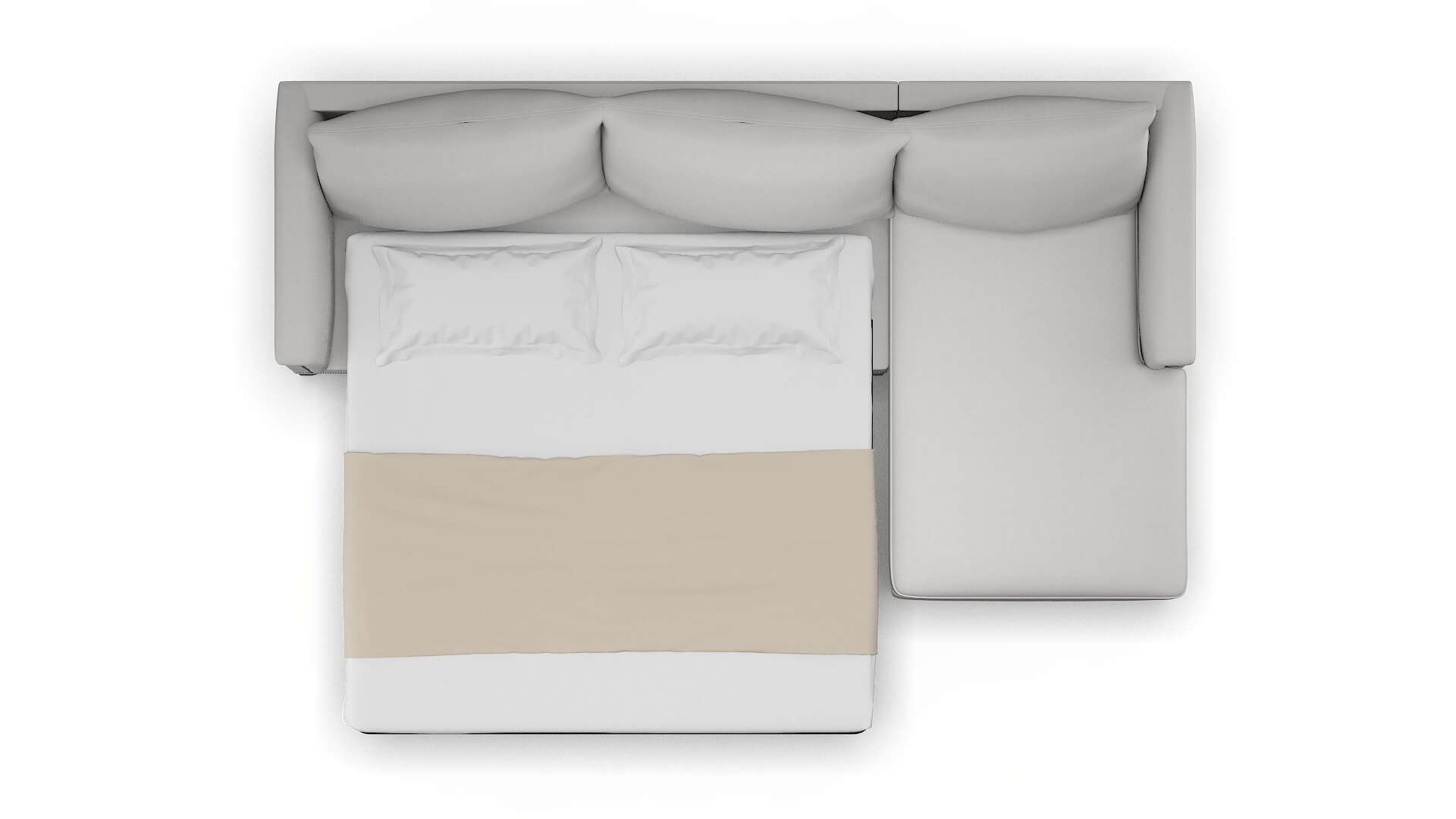 Sofia Geo Sterling Panel Sleeper Espresso legs 3