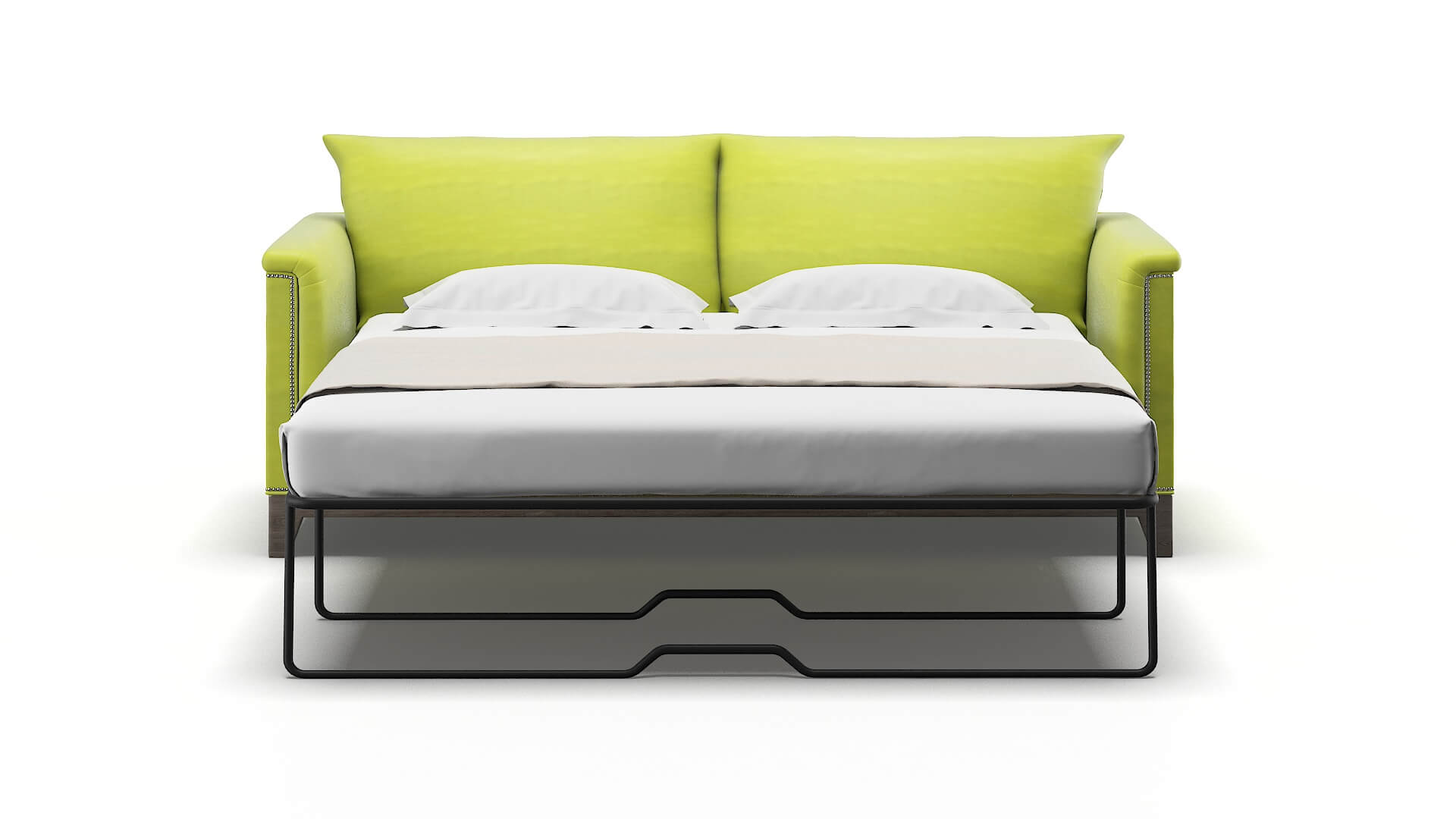 Sofia Hathaway Apple Sofa Sleeper Espresso legs 1