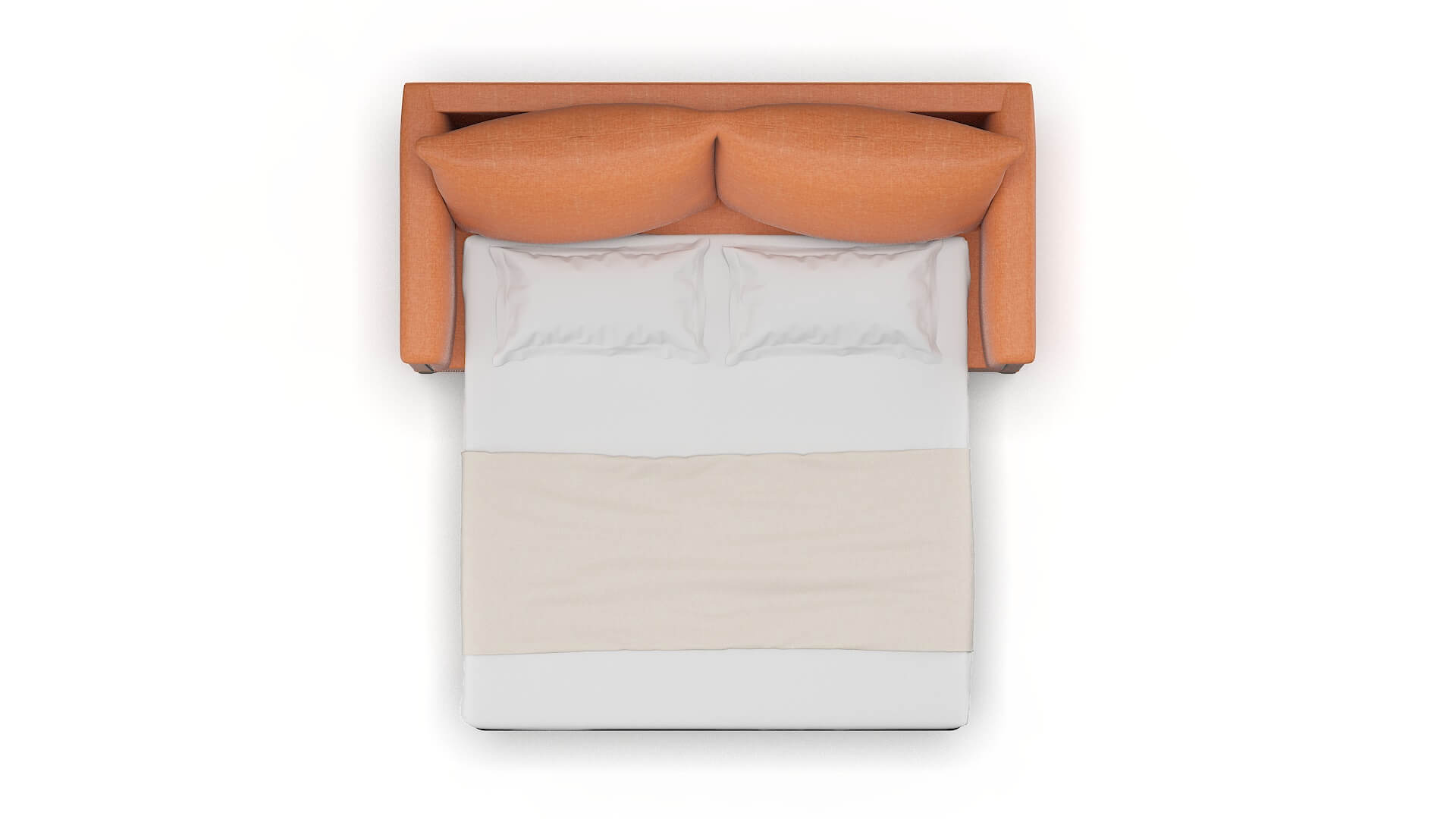 Sofia Hepburn Appricot Sofa Sleeper Espresso legs 3