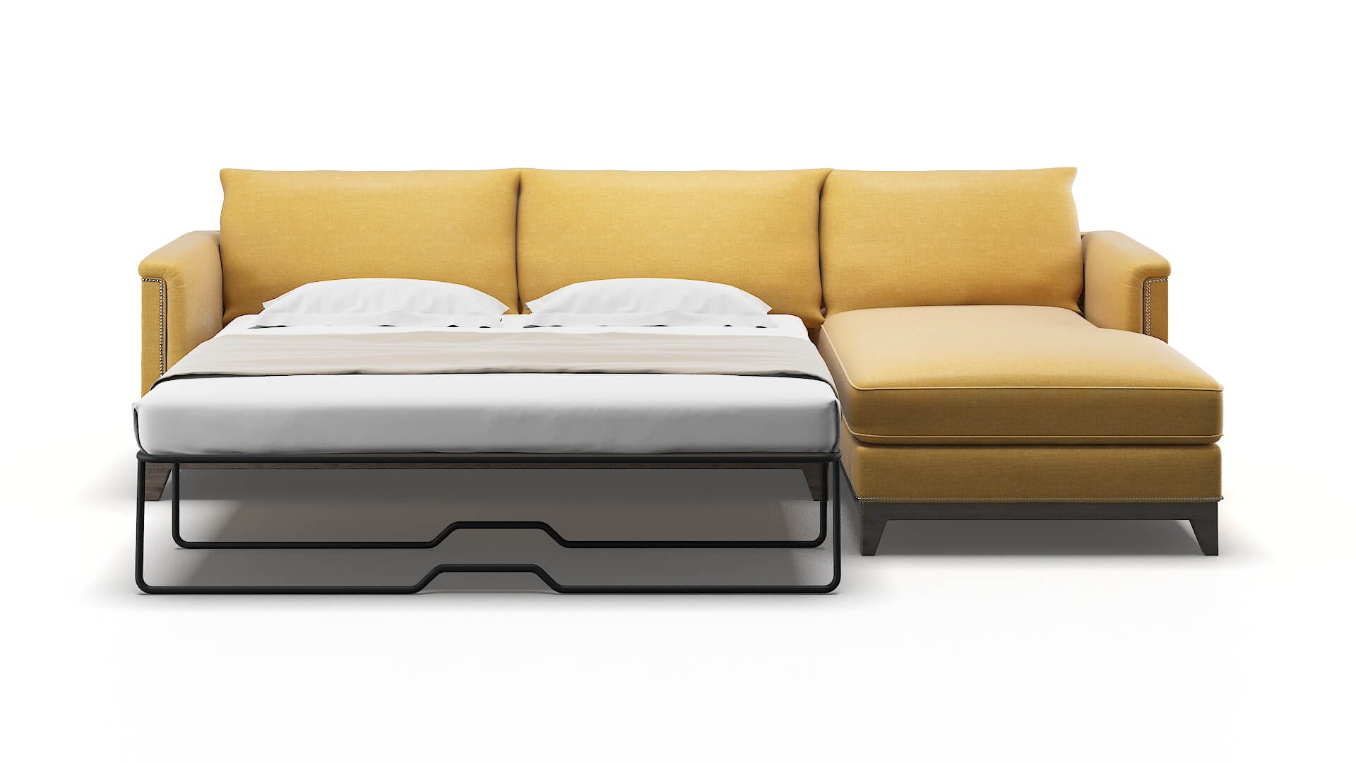 Sofia Insight Citronella Panel Sleeper Espresso legs 1