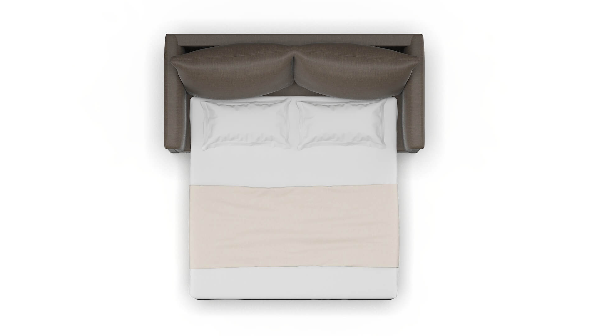 Sofia Keylargo Bark Sofa Sleeper Espresso legs 3