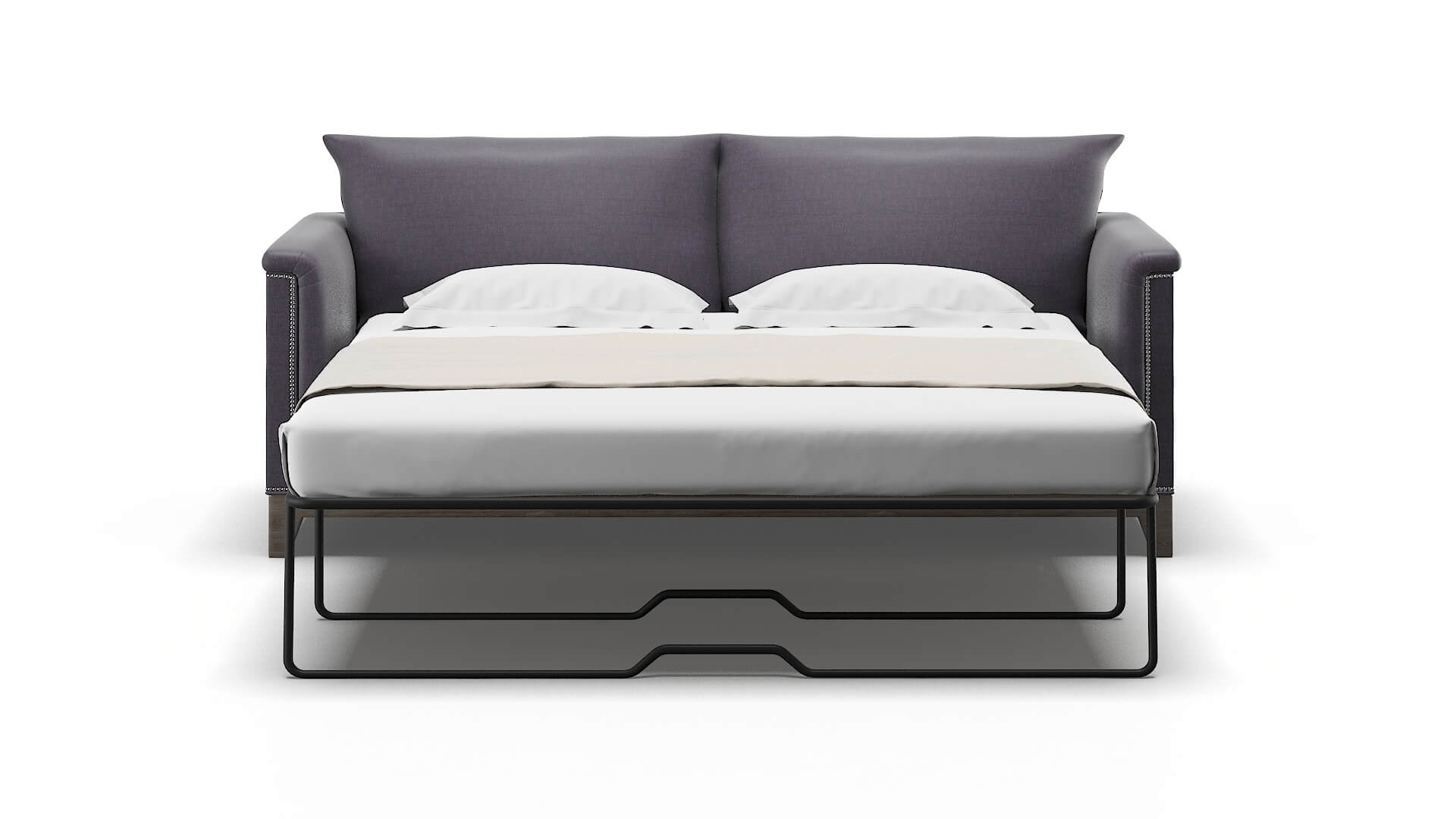 Sofia Keylargo Grape Sofa Sleeper Espresso legs 1