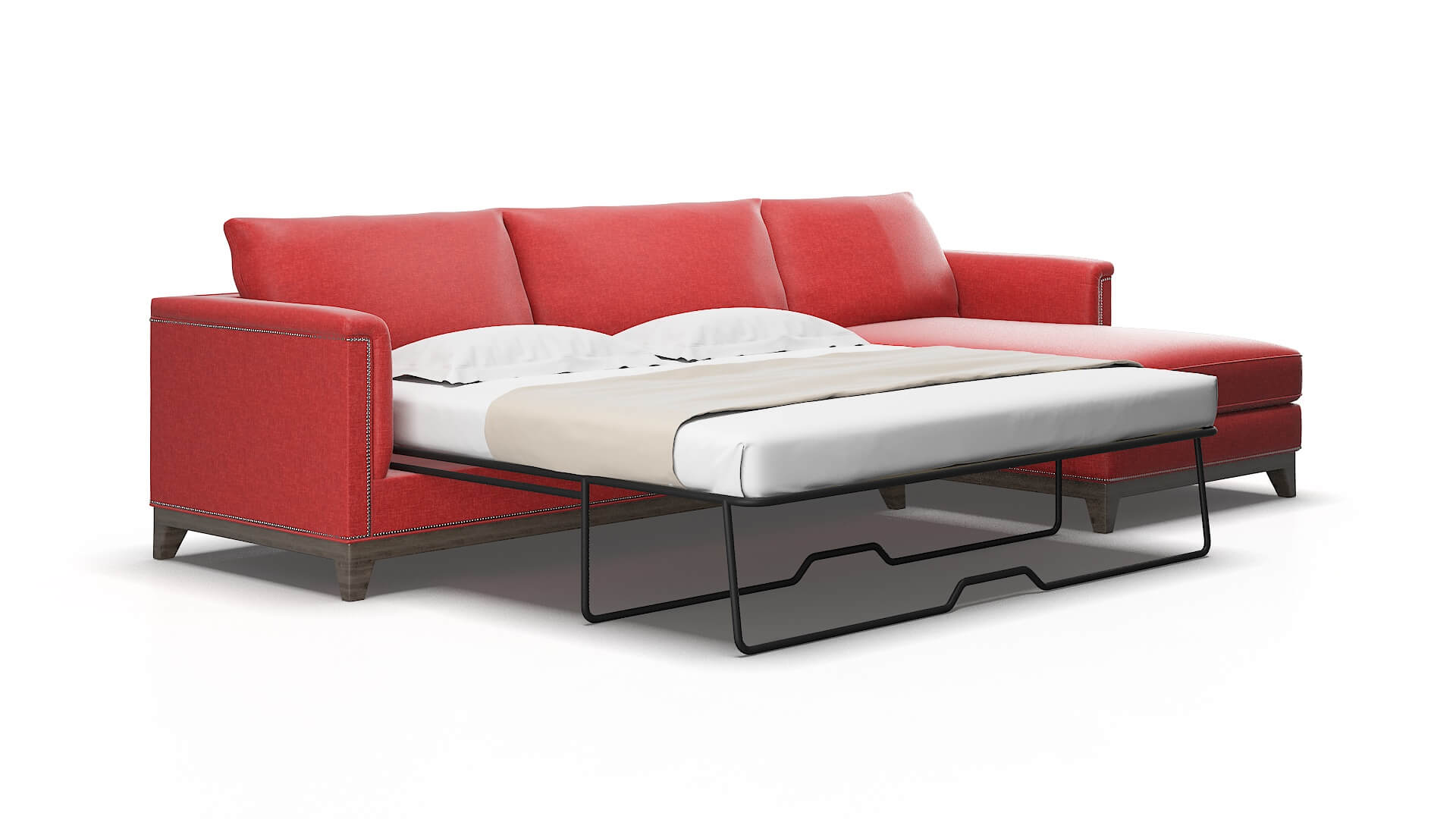 Sofia Leslie Poppy Panel Sleeper Espresso legs 2