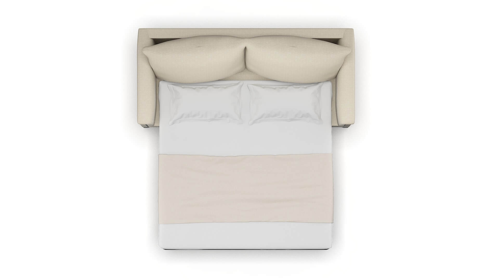 Sofia Malibu Sand Sofa Sleeper Espresso legs 3