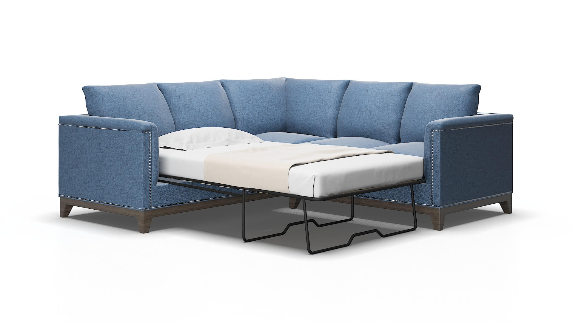 Sofia Merino_hrp ocean Sectional sleeper Espresso Legs  2