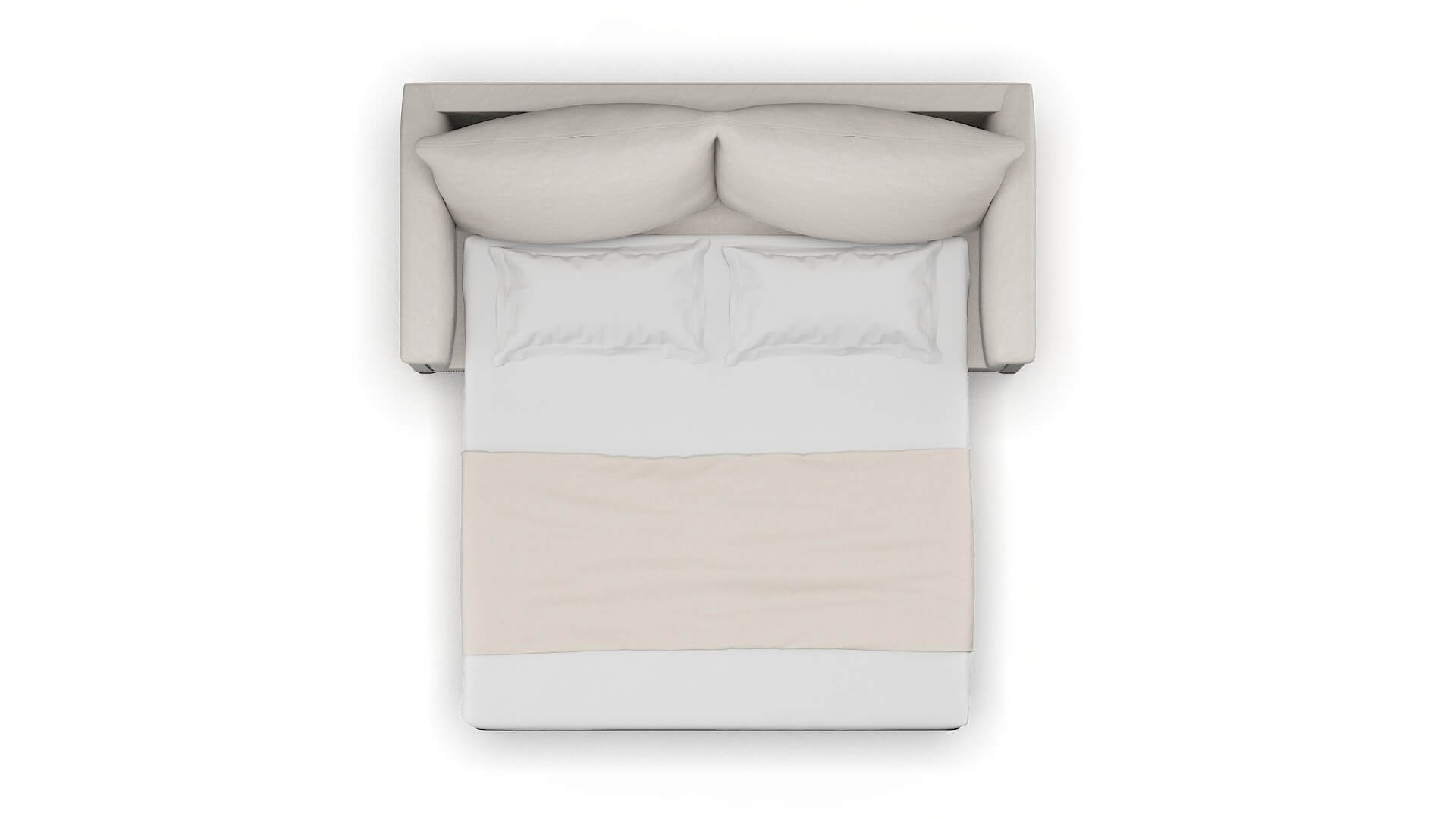 Sofia Noble Grey Sofa Sleeper Espresso legs 3