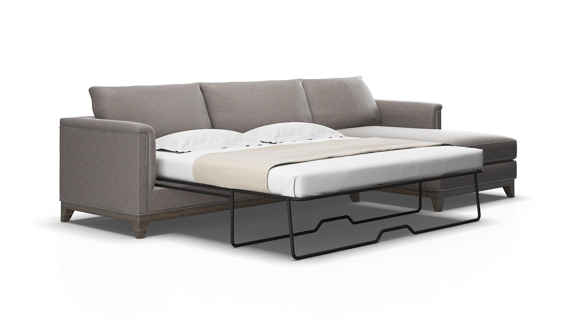 Sofia Noble otter Panel sleeper Espresso Legs  2