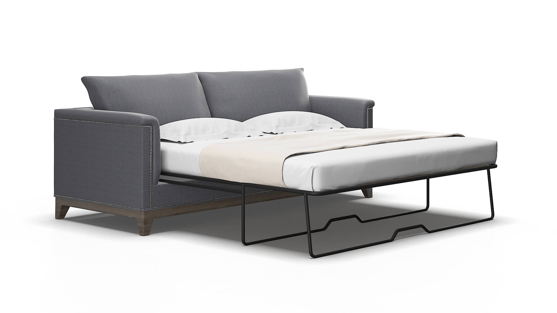 Sofia Notion graphite Sofa sleeper Espresso Legs  2