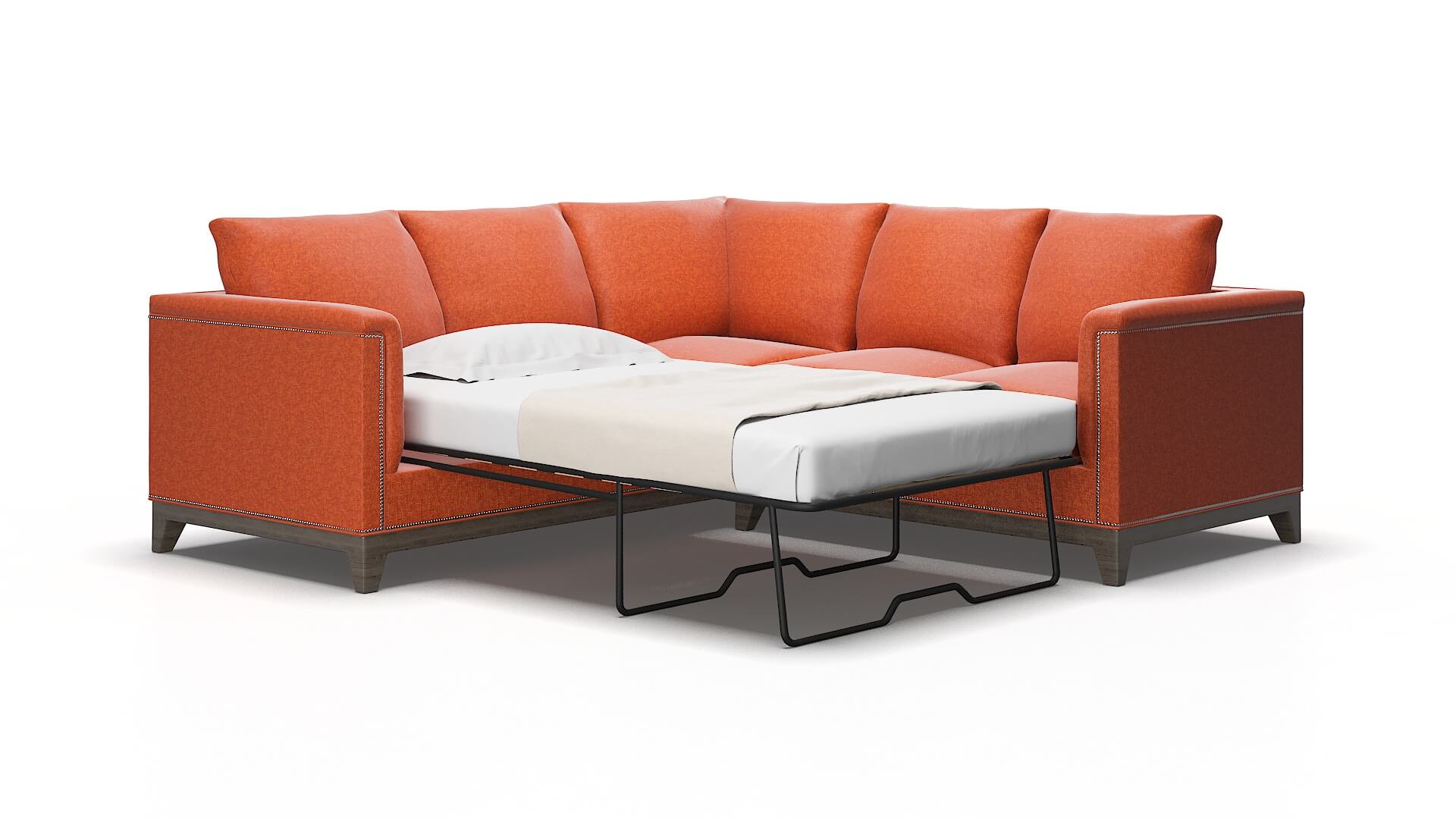 Sofia Notion Tang Sectional Sleeper Espresso legs 2