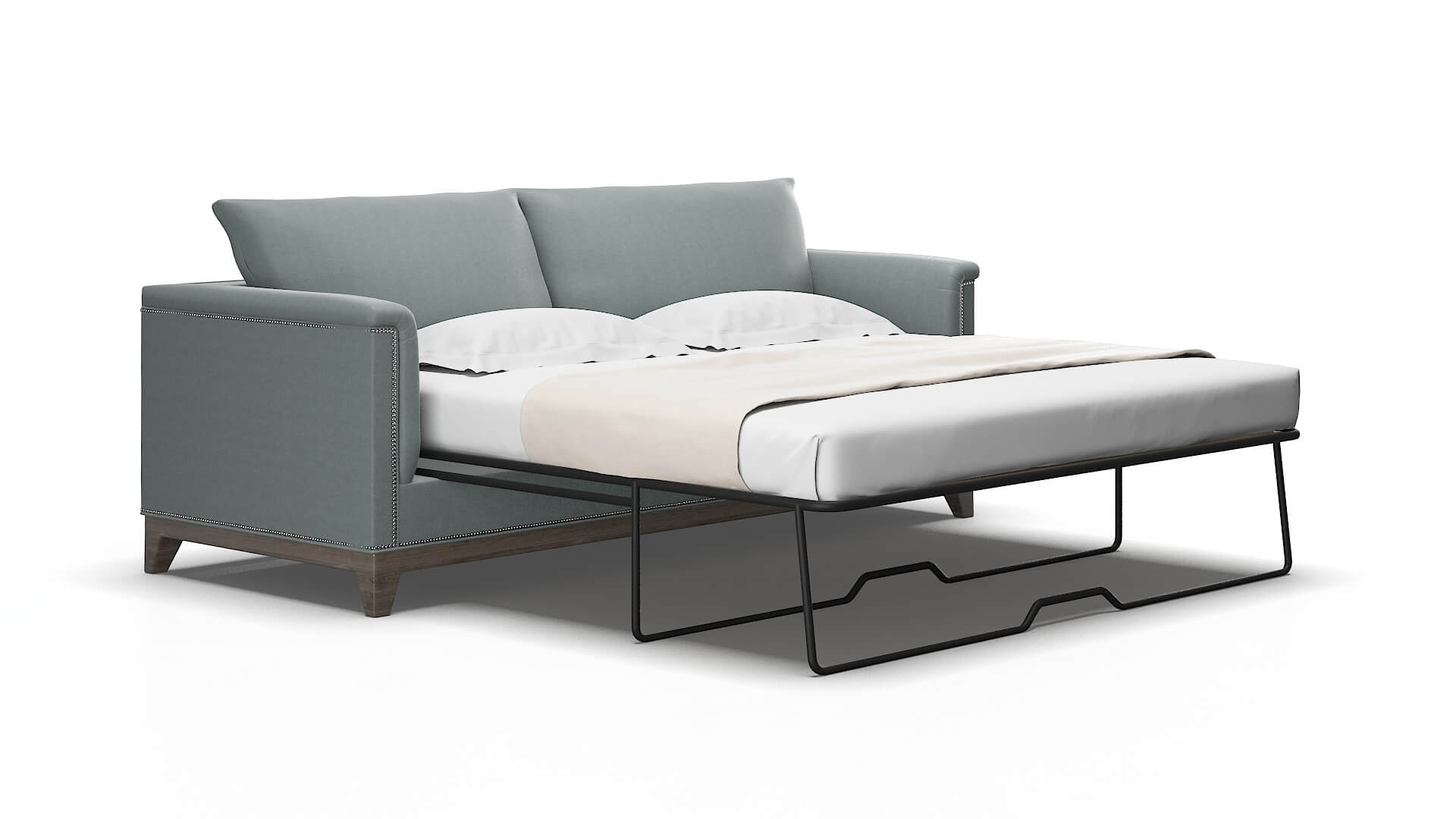 Sofia Oakley Baltic Sofa Sleeper Espresso legs 2